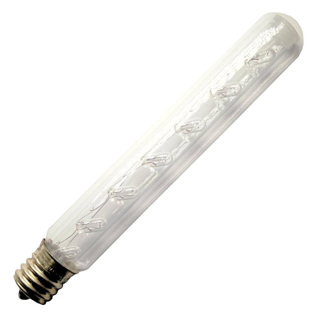 Westinghouse 9 Watt T6.5 Clear Incandescent Light Bulb, 120 Volt, 3000 Hour, 14 Lumen, Model 030721043352