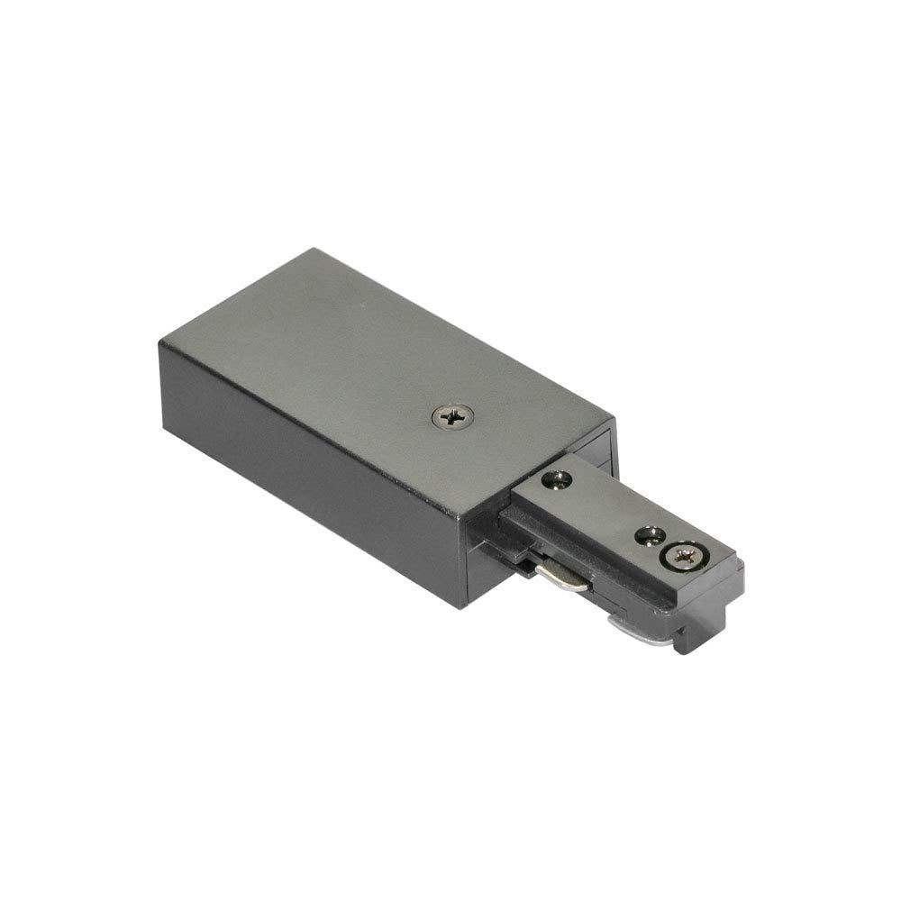 Jesco Lighting HLE 4in H-Type Track End Feed, Silver, Model HLES