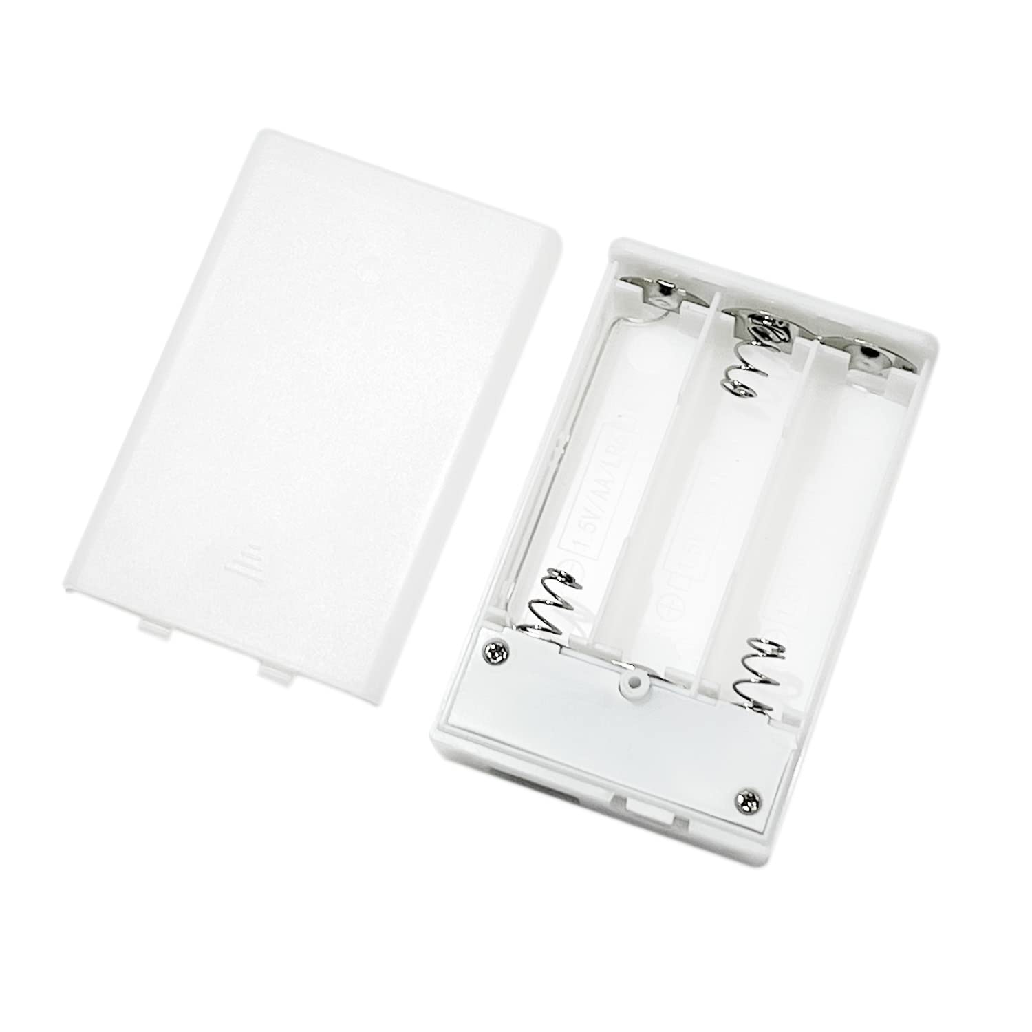 Usb Female Socket 3 Aa Battery Case White Battery Box Holder For 5V Usb Led Strip Lights Fairy String Lights Curtain Lights Christmas Decoration