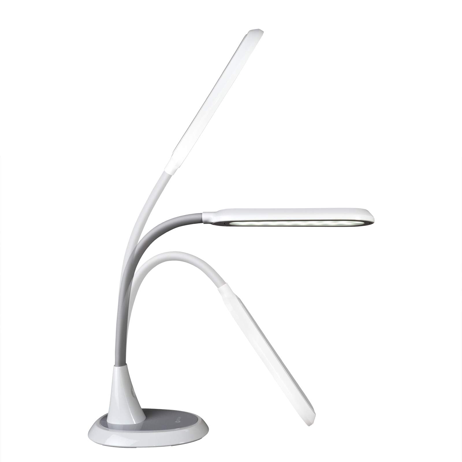 OttLite Wellness Series Wide Area Dimmable LED Table Lamp - Large, White, Model CSY34WGC-SHPR