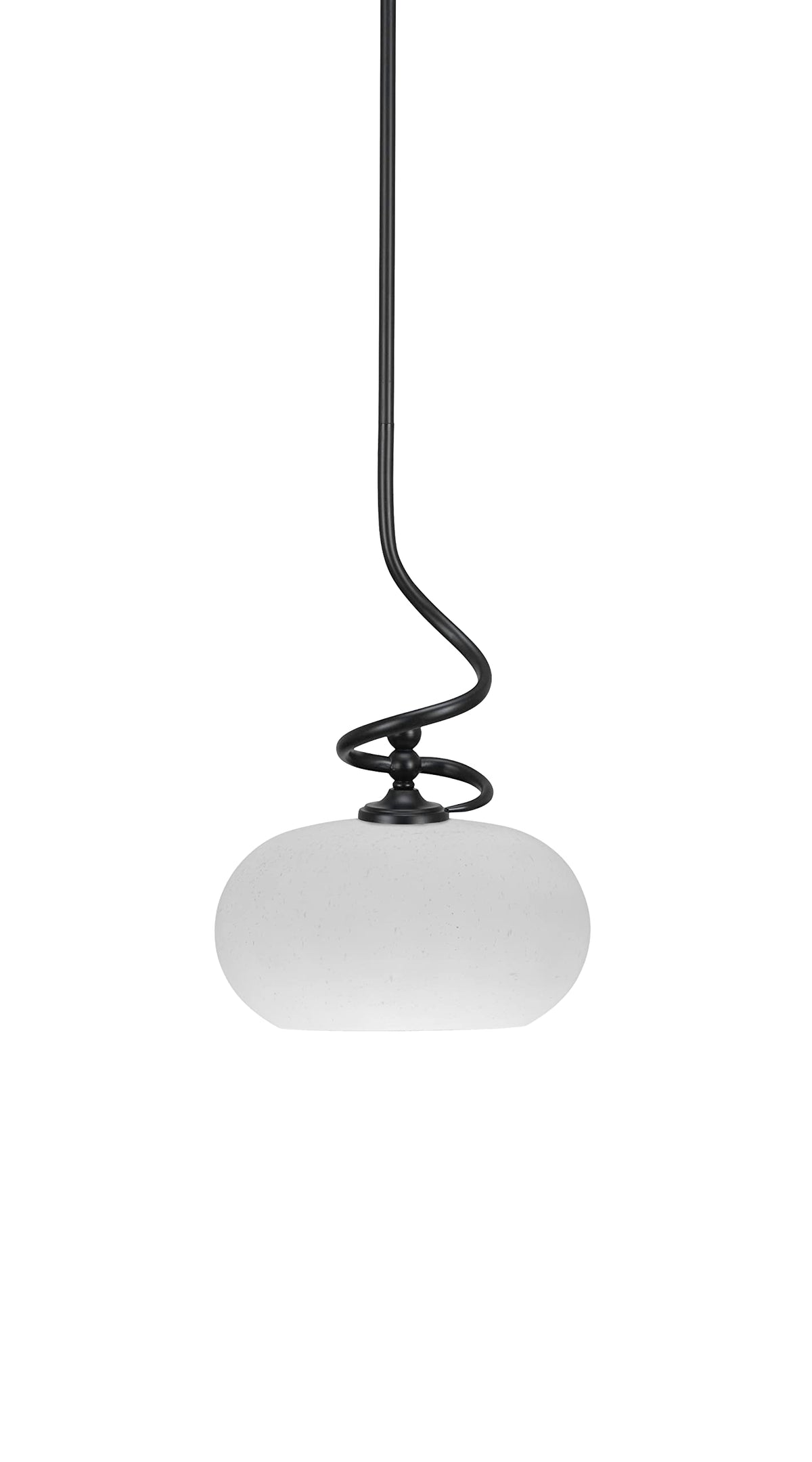 Capri 1 Light Mini Pendant in Matte Black (901-MB-214)