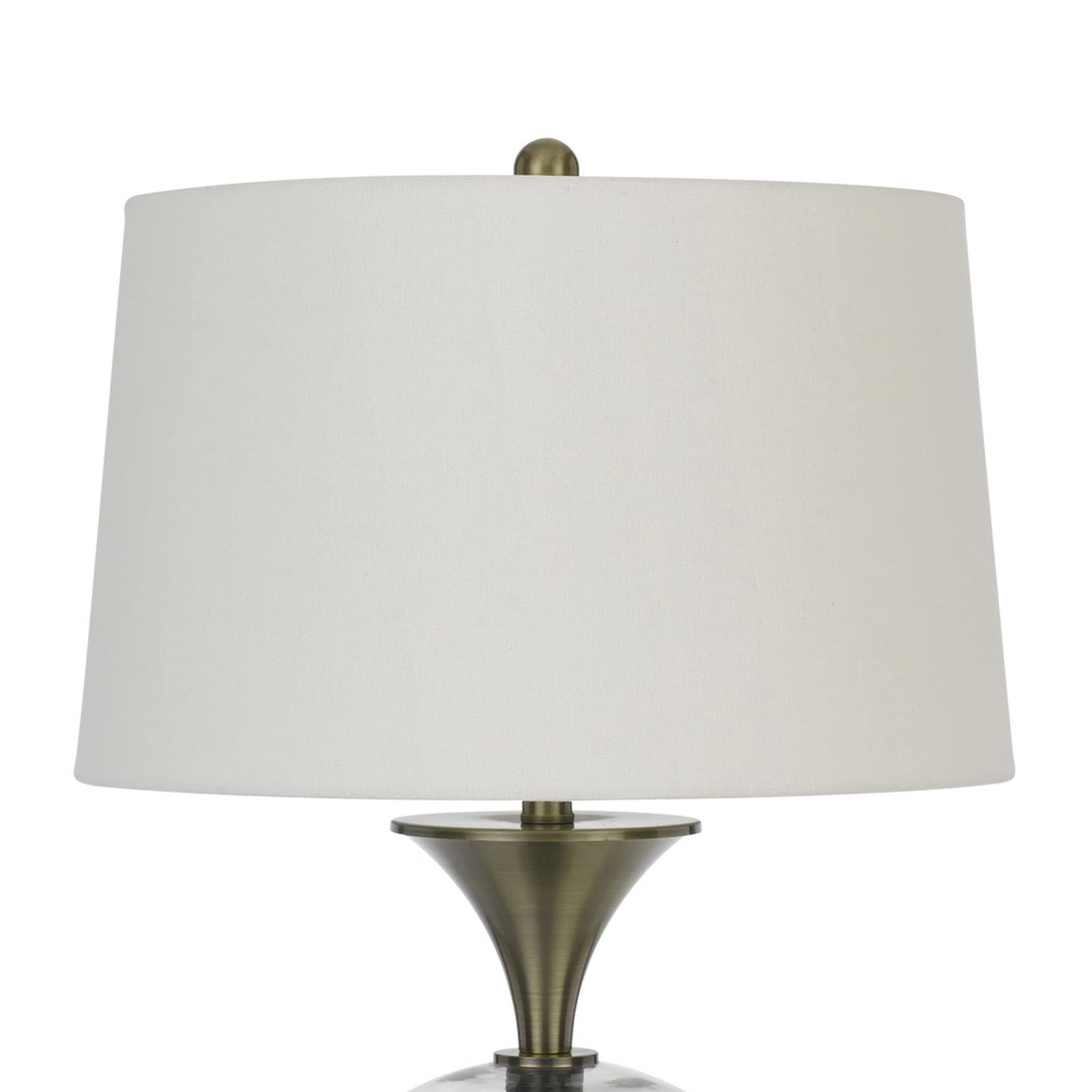 Benzara Globe Table Lamp, 46 in., Metal & Glass, Dimmer, Brass, Model BM272230