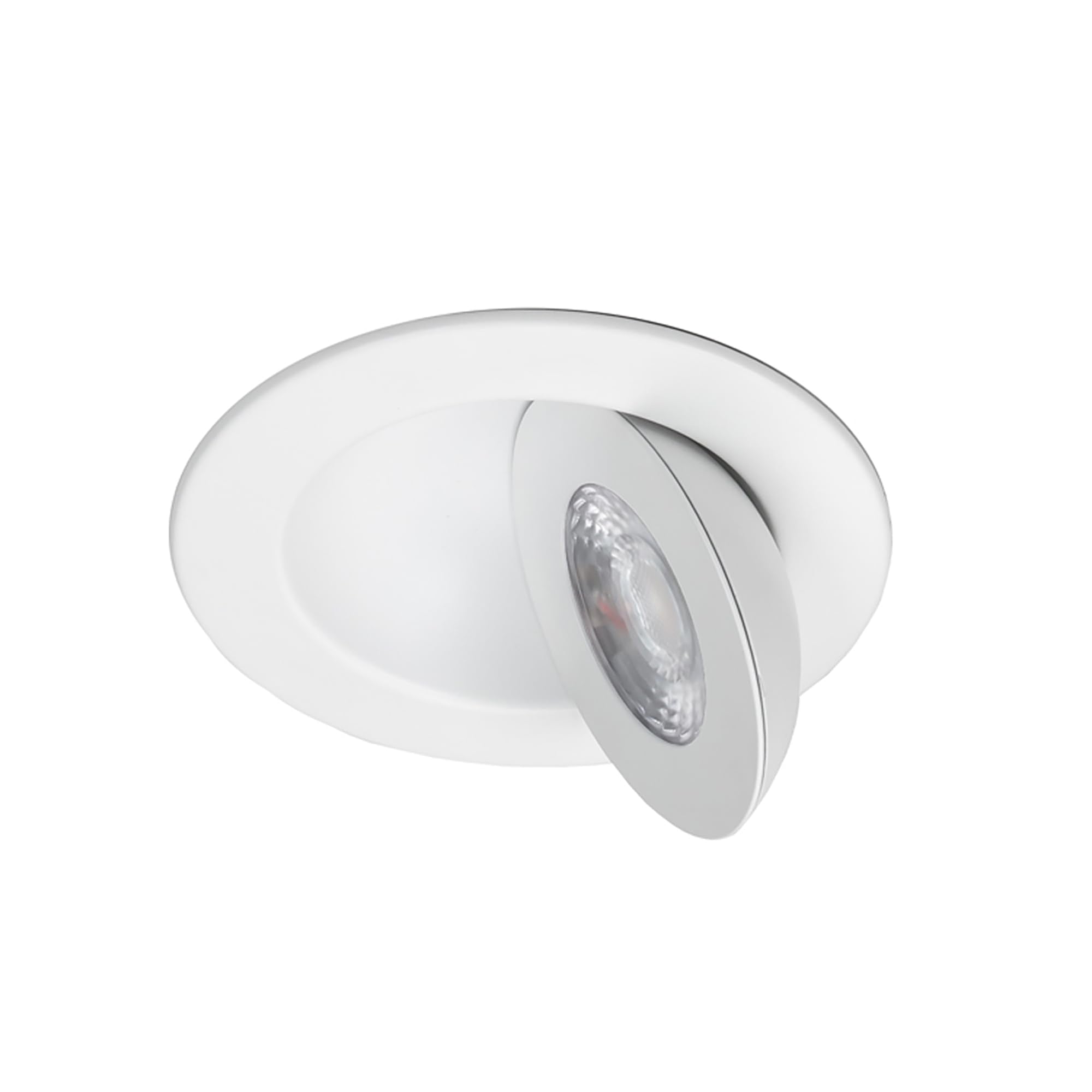 Wac Lighting Lotos 6In Fire Rated Led Round Adjustable 5-Cct Selectable 2700K-3000K-3500K-4000K-5000K Recessed Kit In White