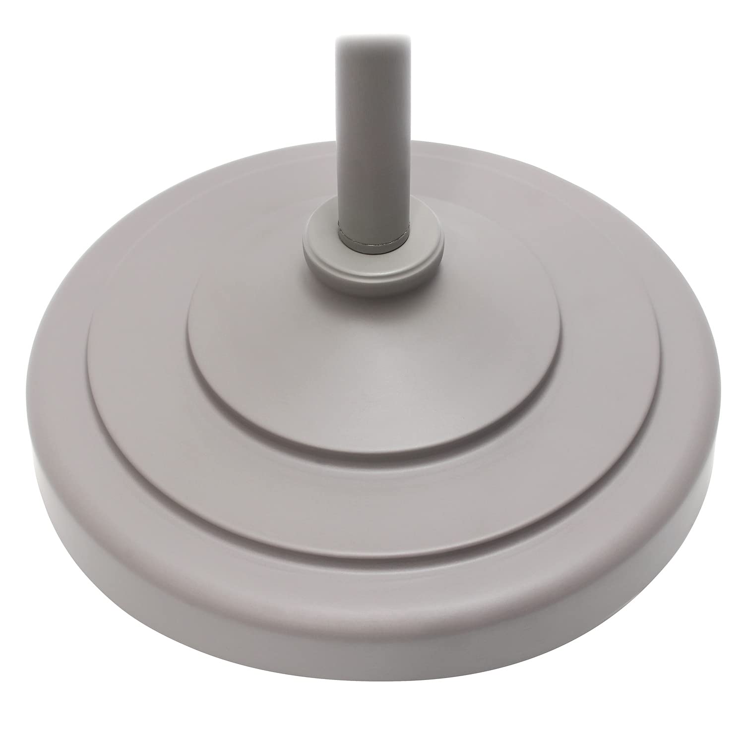 Elegant Designs Lc1019-Gry Traditionally Crafted 3 Pack Lamp Set (2 Table Lamps, 1 Floor Lamp) With Tan Fabric Shades, Gray