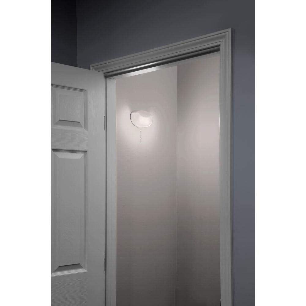 Lithonia Lighting Fmmcl 18 840 S1 M4 Led Flush Mount Closet Light With Pull Chain, White, 18''