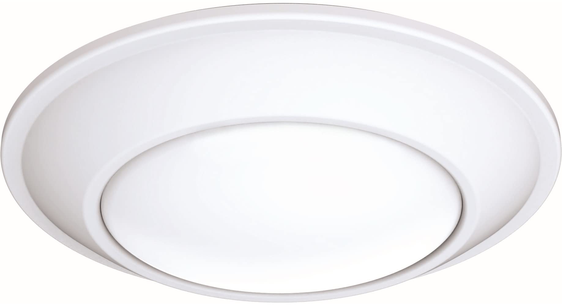 Juno JSBT 4-Inch SlimBasics Tapered Disk Downlight, 3000K, White (1 Pack)