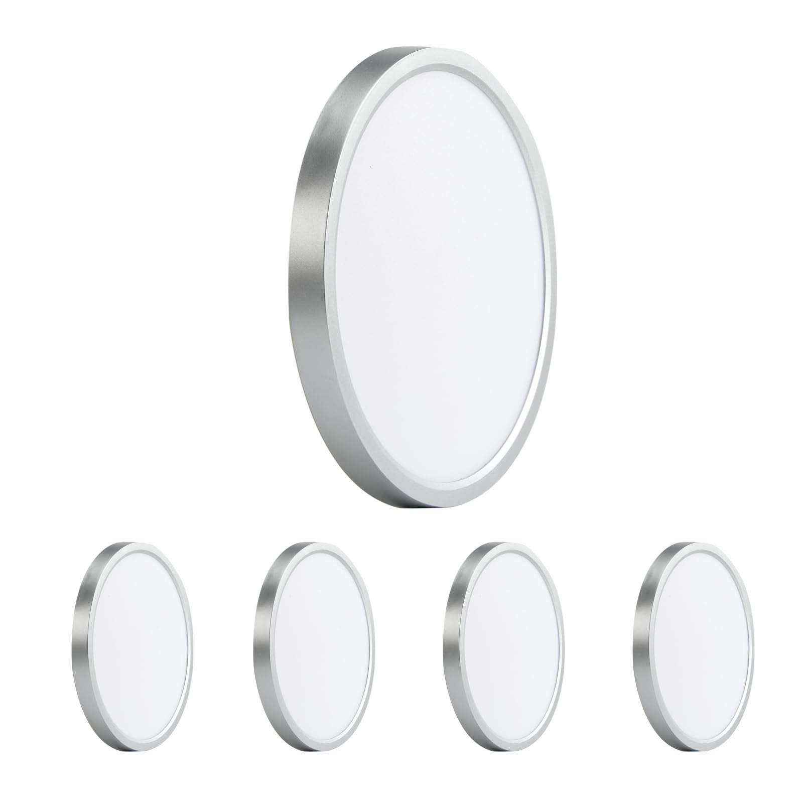 Wembanma 9 Inch LED Ceiling Light, 0.67 Inch Slim Round Flush Mount Lighting, 18W 2000LM 5CCT Dimmable Low Profile Ceiling Light