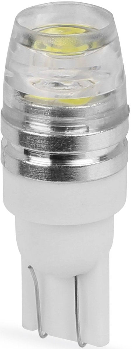 GPCT [10 Pieces Xenon Car Head Fog Light Bulb. Fits T10/T15/194/168/158/12256/12961/2821/825/W5W Socket, Built-In Dual 5730 LEDs, Low Power Consumption, 50,000 Hours Working Time - 1 YEAR WARRANTY