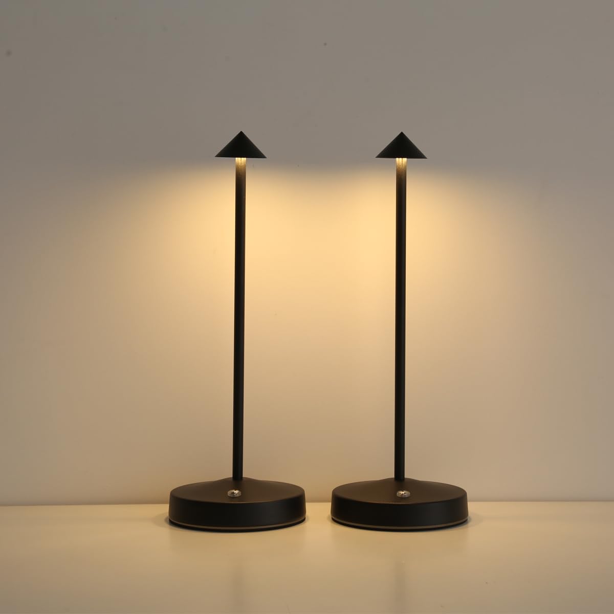 maglaw Rechargeable Cordless Table Lamp,3000mAh Battery Operated Table lamp,Portable LED Touch 2 Levels Brightness Dimmable Bar 