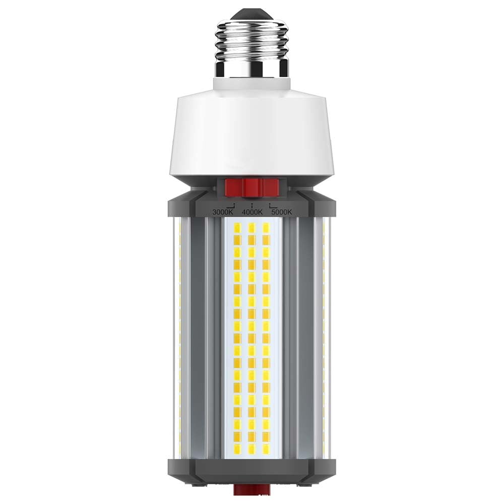 Satco S23147 Hi-Pro Wattage and Color Temperature Selectable LED Corncob Lamp, HID Replacement, 16W/18W/22W, 3000K/4000K/5000K