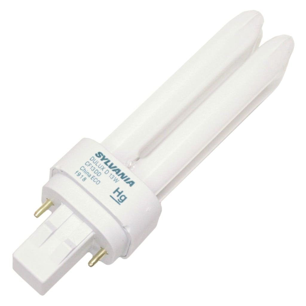 Sylvania 20708 Light Bulb  13W 2-Pin Double Tube Compact Fluorescent