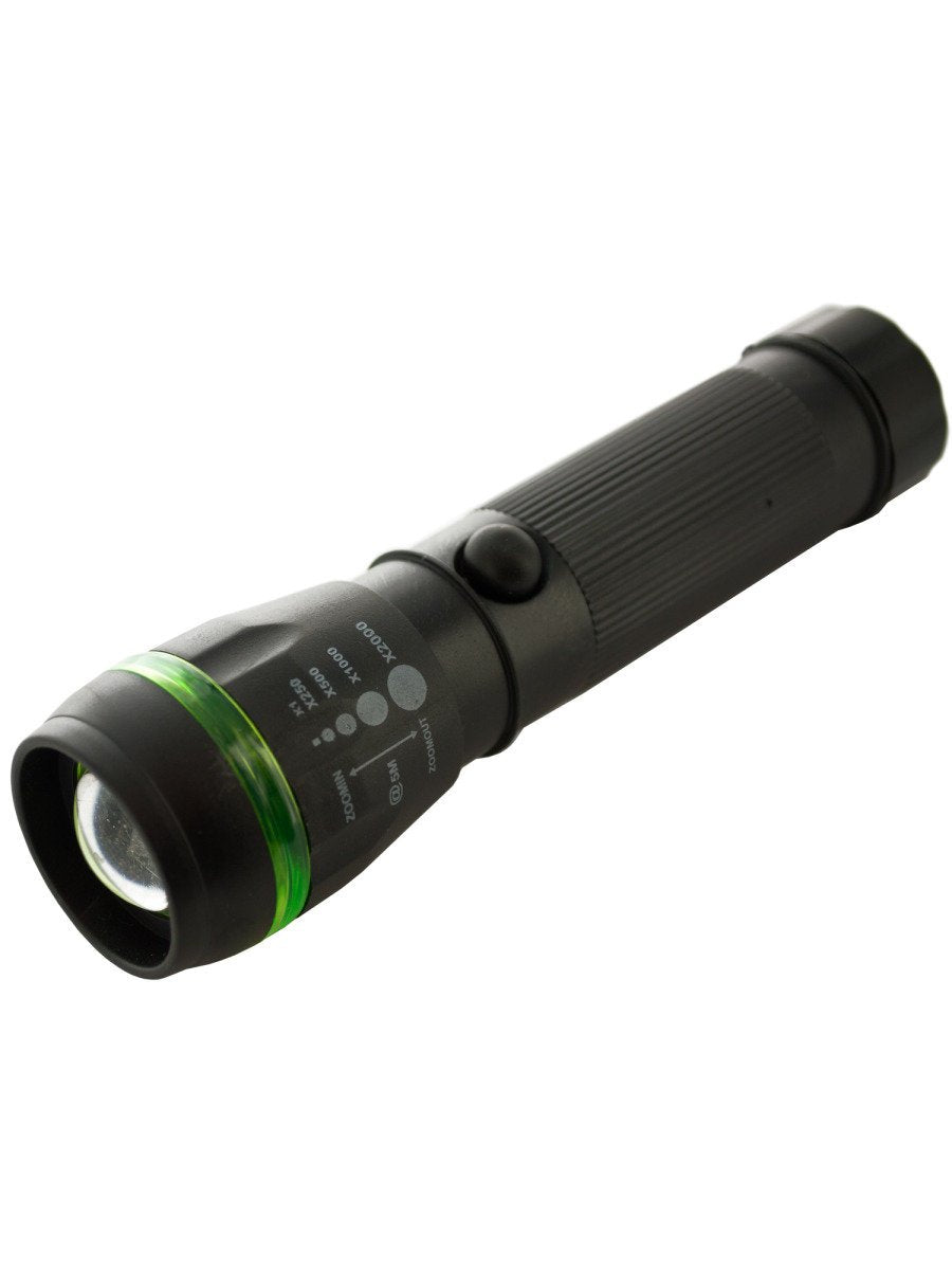 Bulk Buys Led Adjustable Zoom Flashlight - Brown Countertop Display, Plastic Material