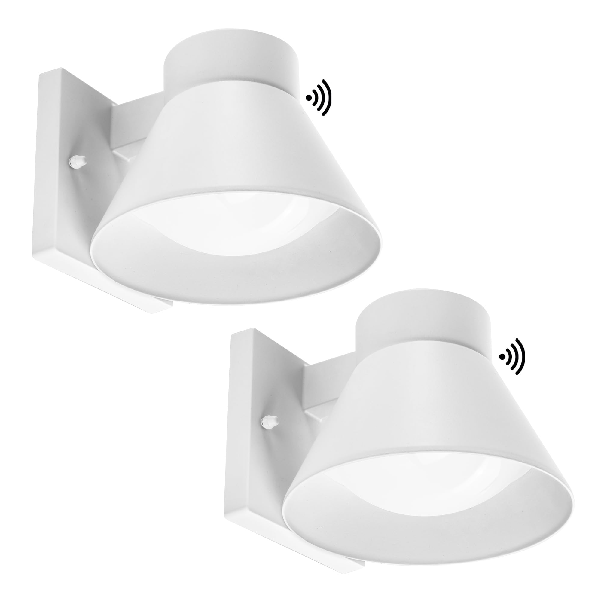UME 2 Pack LED Outdoor Wall Light Fixtures, Dusk to Dawn Outdoor Wall Lantern, Exterior Waterproof Wall Sconce Light Fixtures, W