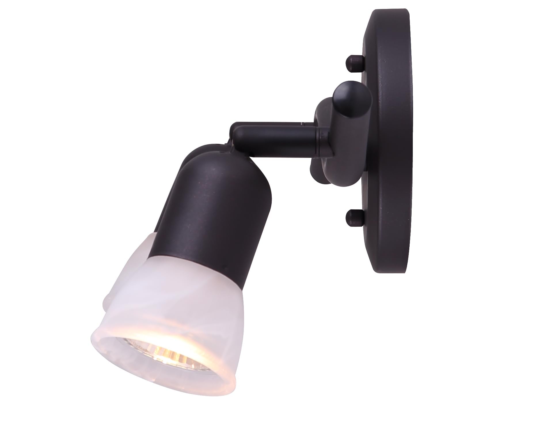 James 2-Light Track Lighting, Oil Rubbed Bronze, Adjustable Alabaster Glass Shades, 50W G10 Compatible, 15 Inch Wide, Modern Ind