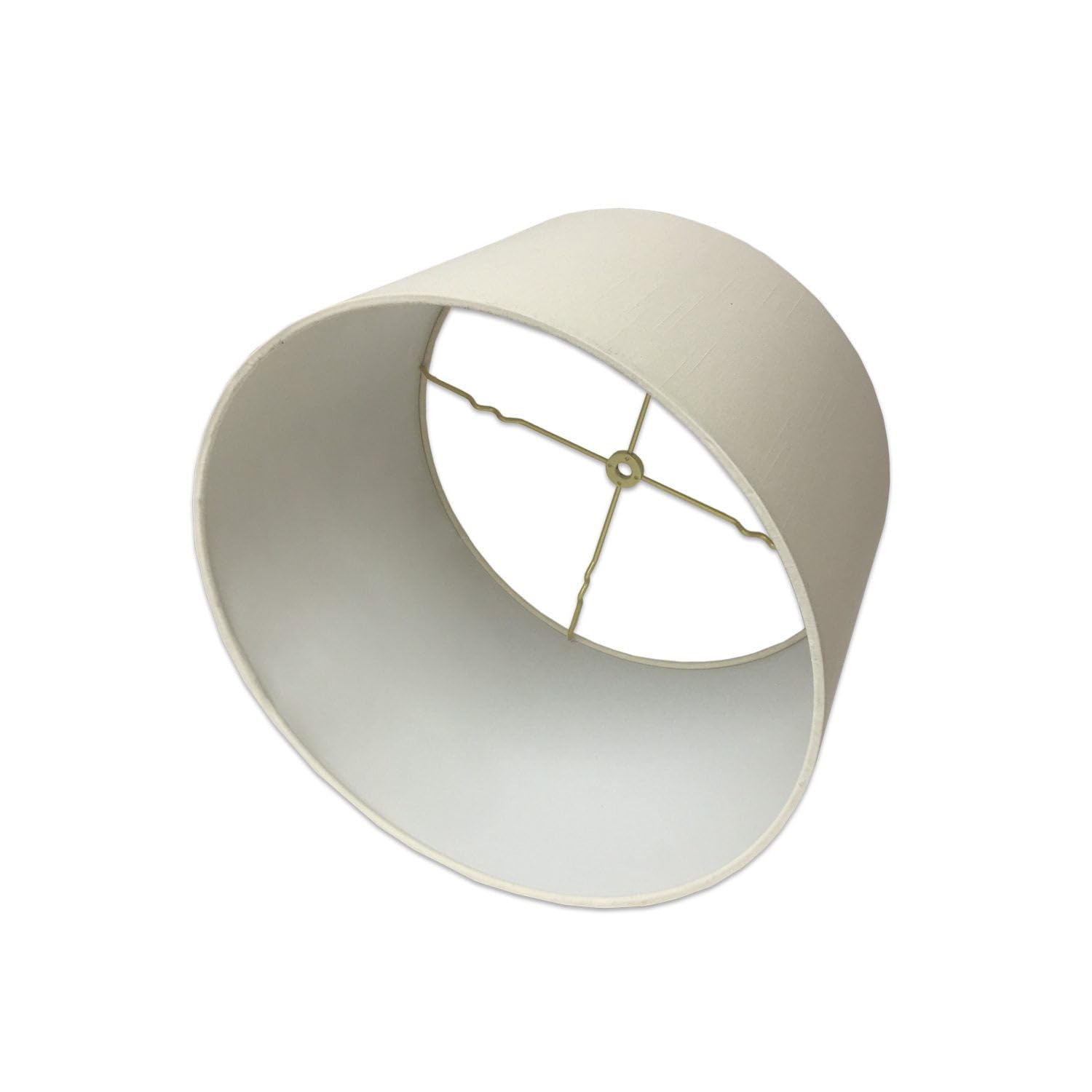 Royal Designs, Inc. Shallow Drum Hardback Lamp Shade 9x10x7 Eggshell Model HB-610-10EG