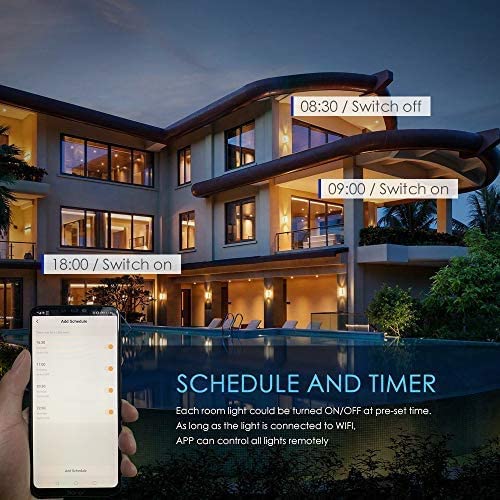 Taloya 18 Inch Flush Mount Light Fixture Led,Compatible With Alexa Google Assistant Smart Life App,Sleek Round Ceiling Fixture,3