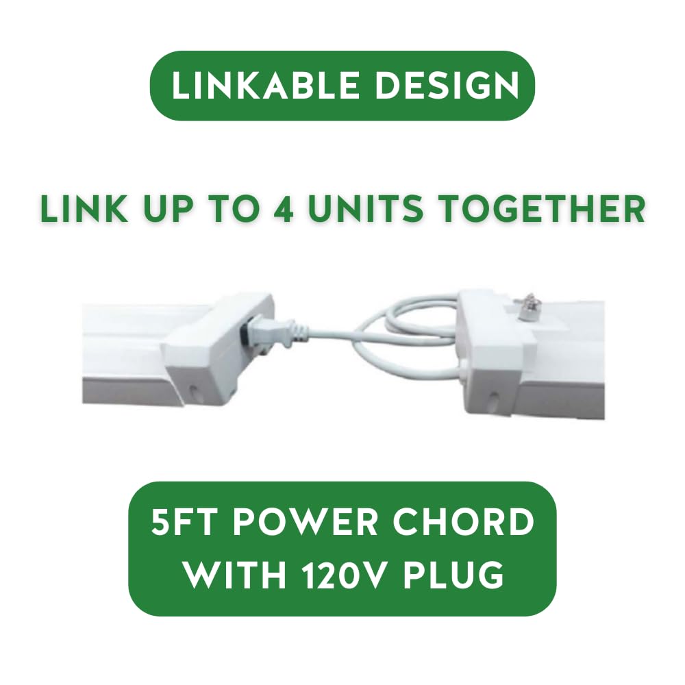 Maxlite Shop Light 48'' 42W 120V 5000K, White (Sl2-48421-50) 2 Tube