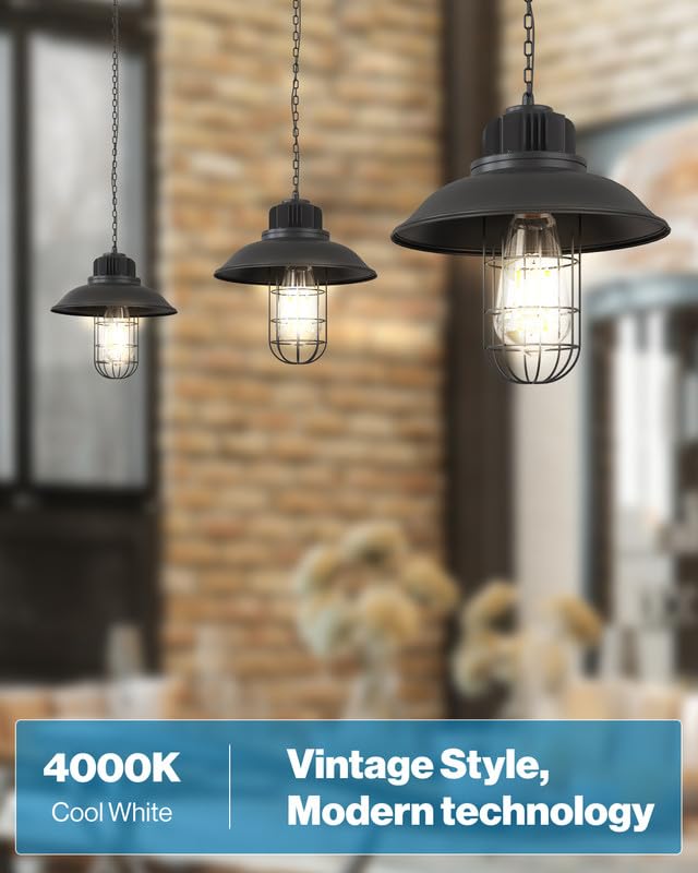 Sunco 16 Pack Dusk To Dawn Outdoor Residential Vintage Led Edison Bulbs 75W Equivalent 7W, 850 Lumens Non-Dimmable St58 Filament