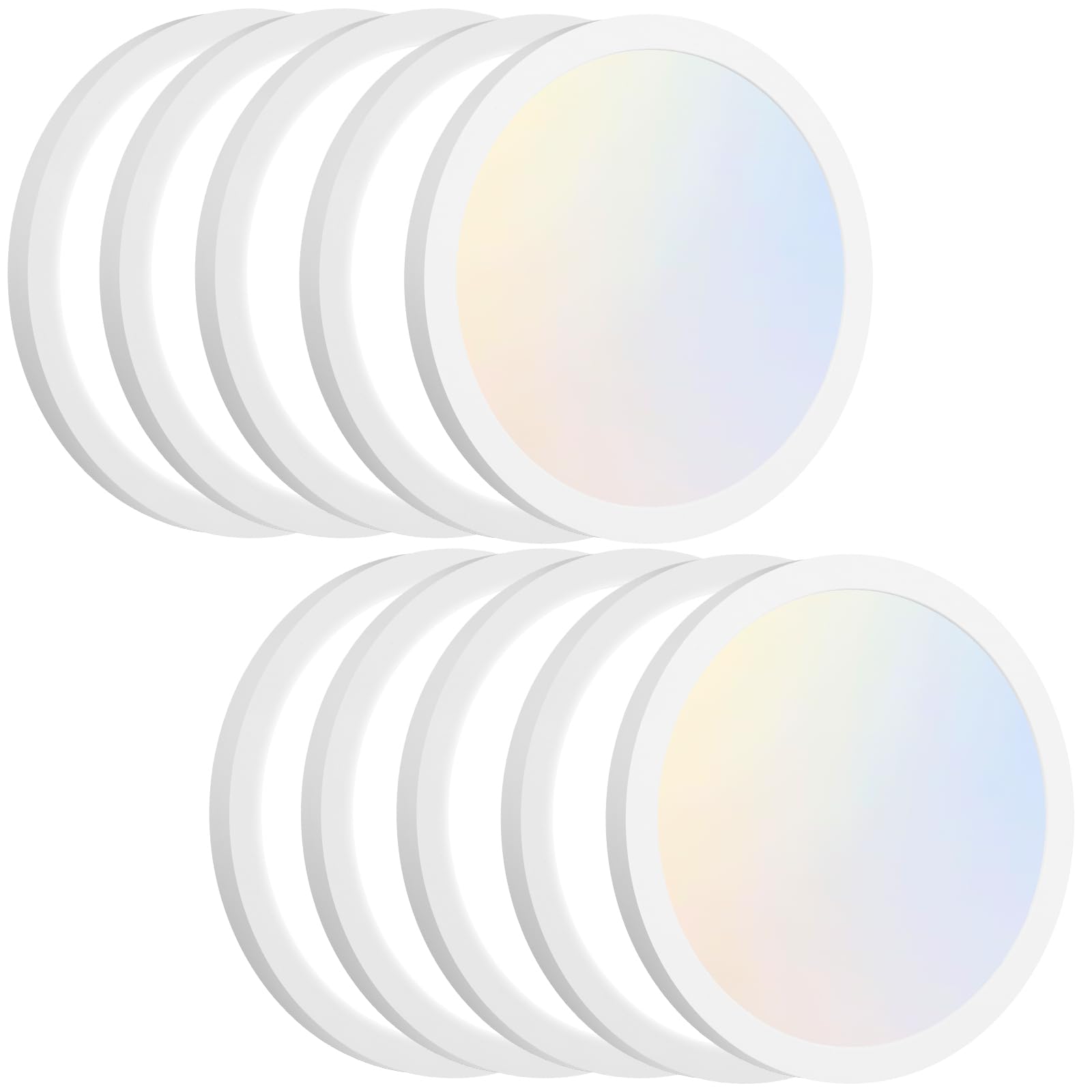 Flush Mount Ceiling Light Fixtures, 15W 1200Lm Flat LED Light for Ceiling Dimmable, 3CCT 3000K-5000K Light Color Adjustable, 7 I