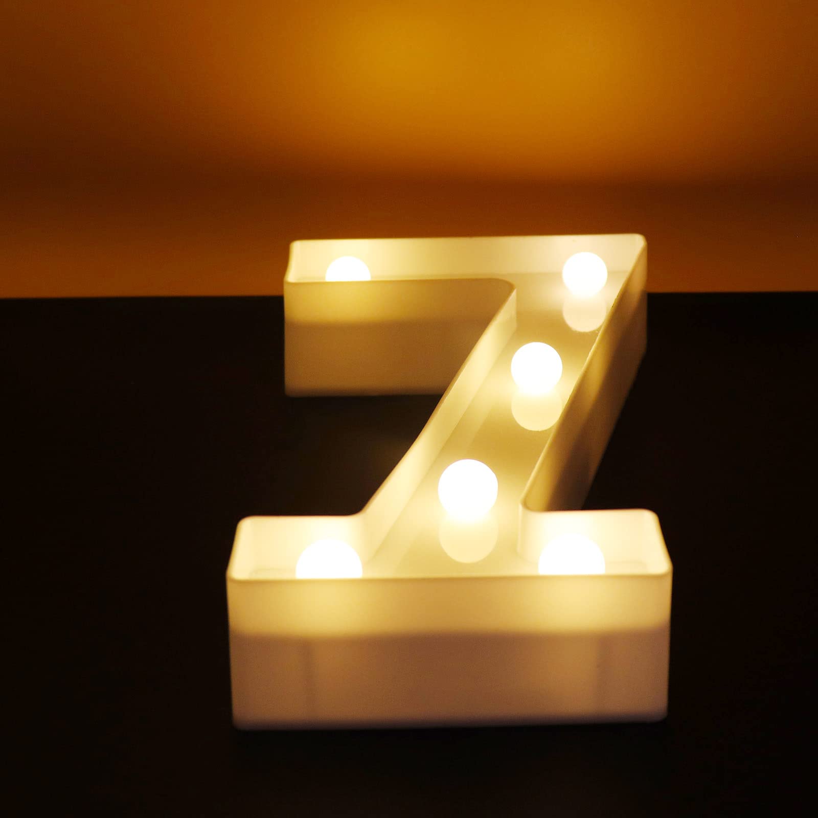 AUSAYE Larger Led Light Up Numbers, Decorative Number Lights Sign for Night Light Wedding D  cor Birthday Party Christmas Home B