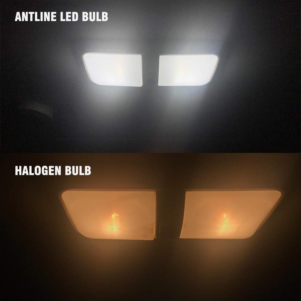 Antline T10 921 194 168 175 Led Bulbs White 20-Packs, Super Bright 3014 42-Smd Led Replacement 12 Volt Rv Camper Trailer Boat Trunk Interior Dome Map License Lights, Backup Reverse Lights