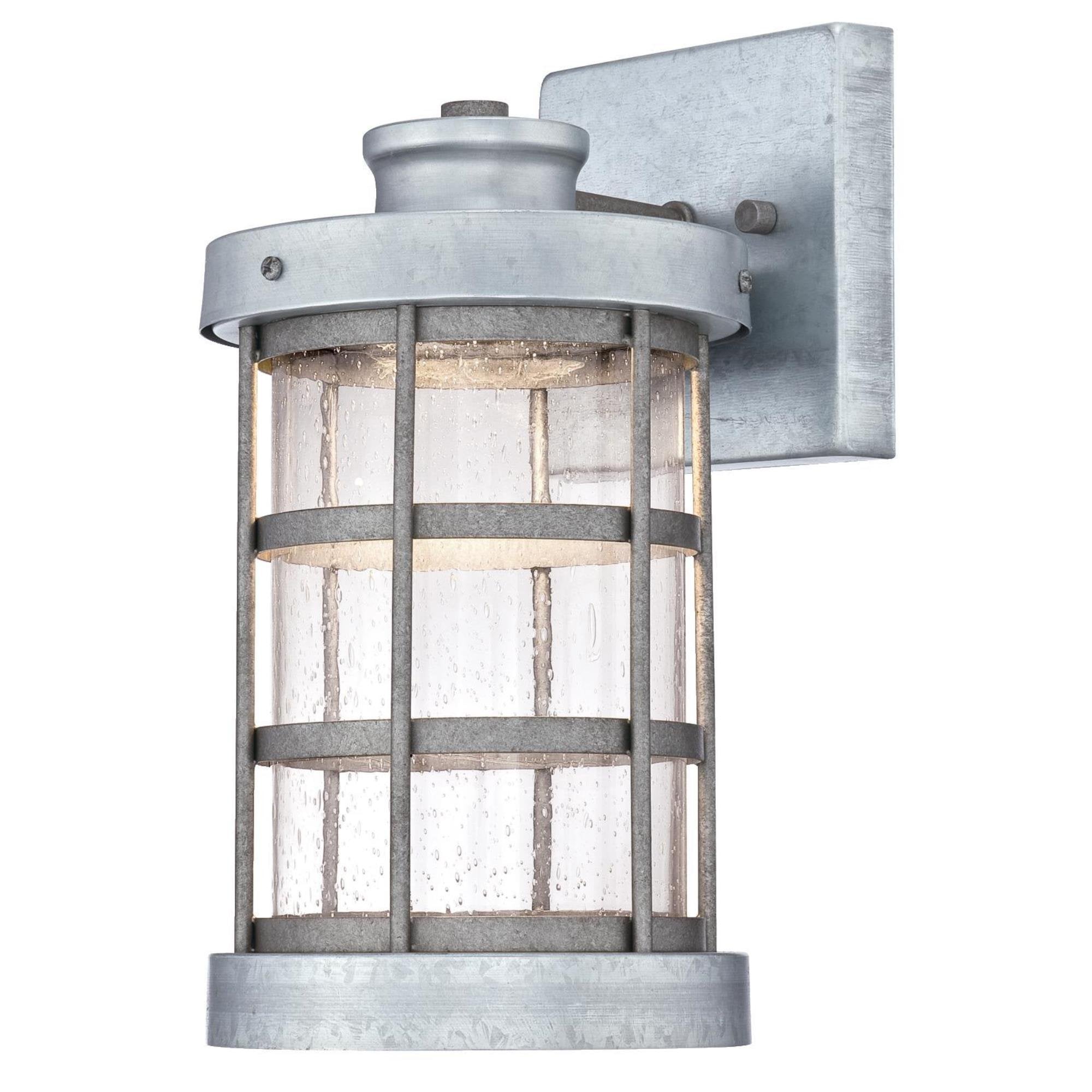 Westinghouse Barkley One-Light LED Outdoor Wall Fixture, Alloy Steel, Galvanized Steel Finish, Model 6347800