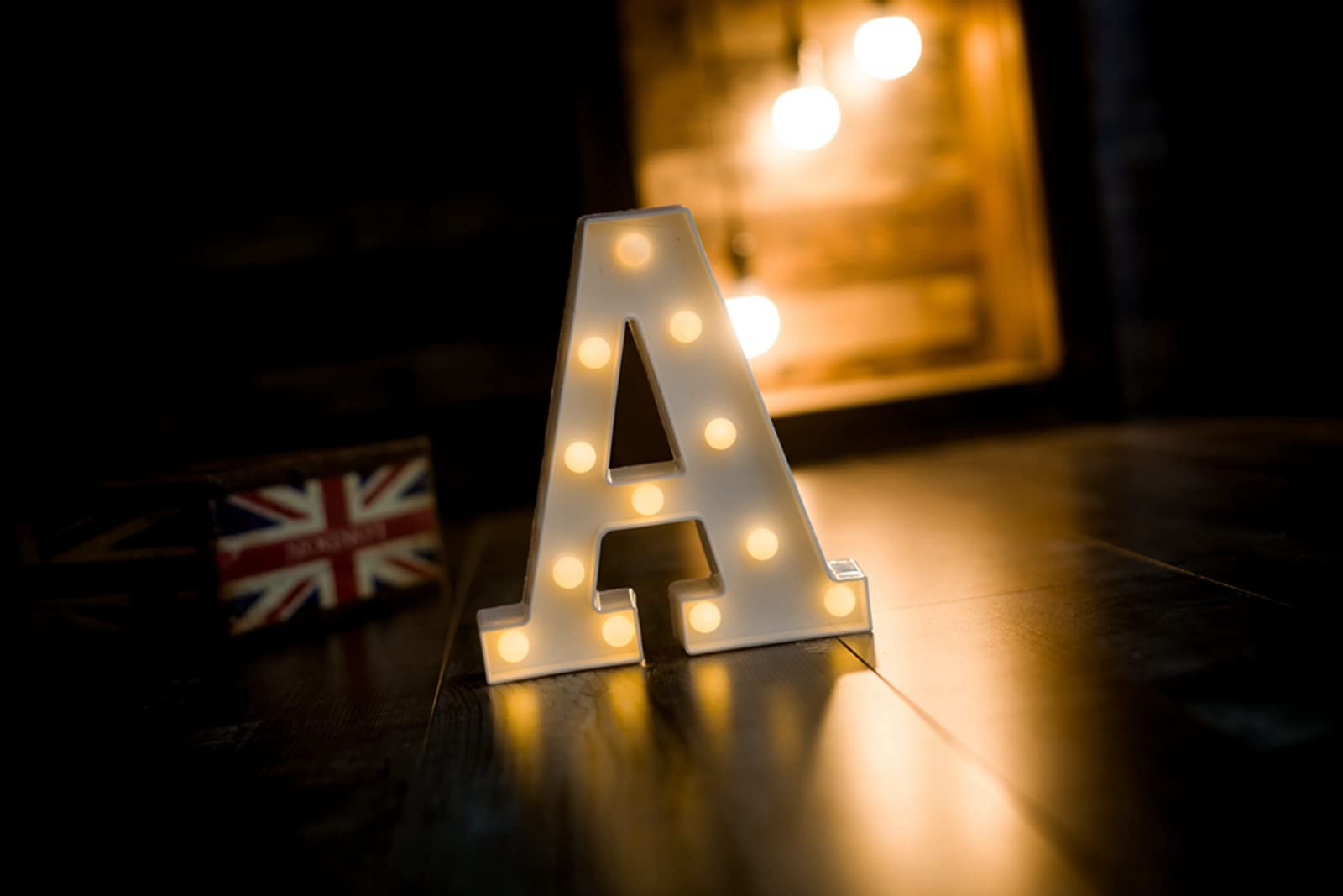 Foaky Light Up Letters,Marquee Letters,Engagement Party Decorations Letter Lights Sign For Night Light Wedding Birthday Party Ch