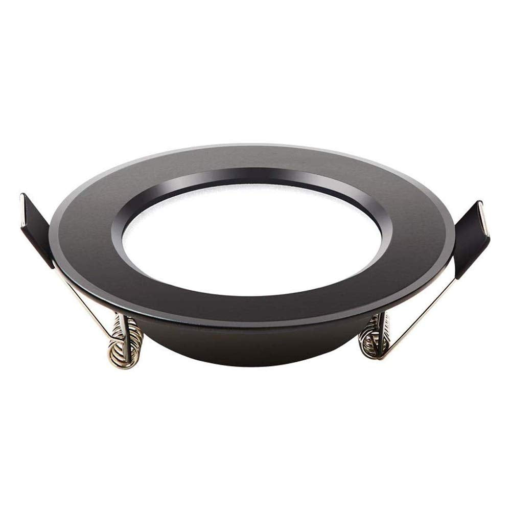 OZZKI Recessed LED Recessed Spot Lights for Ceiling Daylight Black Ceiling Downlights with Transformers, IP44 Bathroom Spot Ligh