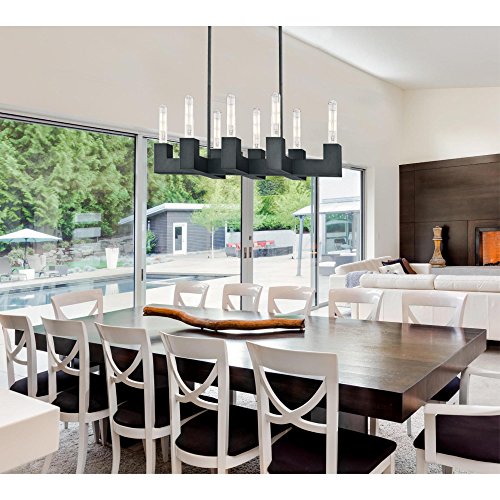 Westinghouse 6350300 Skybridge Eight-Light Dimmable Led Indoor Chandelier, Iron