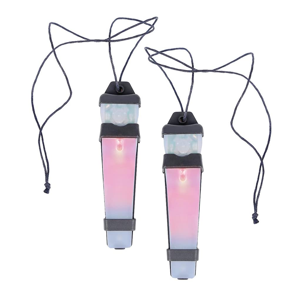 SkySmile 2 Pack Personal Identification Marker Light Tactical FMA Helmet Safety Flashing Signal Light for Outdoors Hunting Hikin