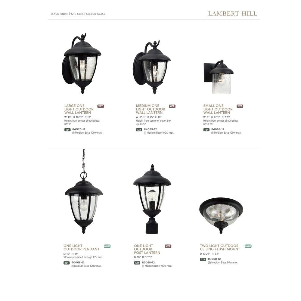 Progress Lighting P5744-31 Non-Metallic Ceiling Light With 1-Piece White Acrylic Diffuser, Black