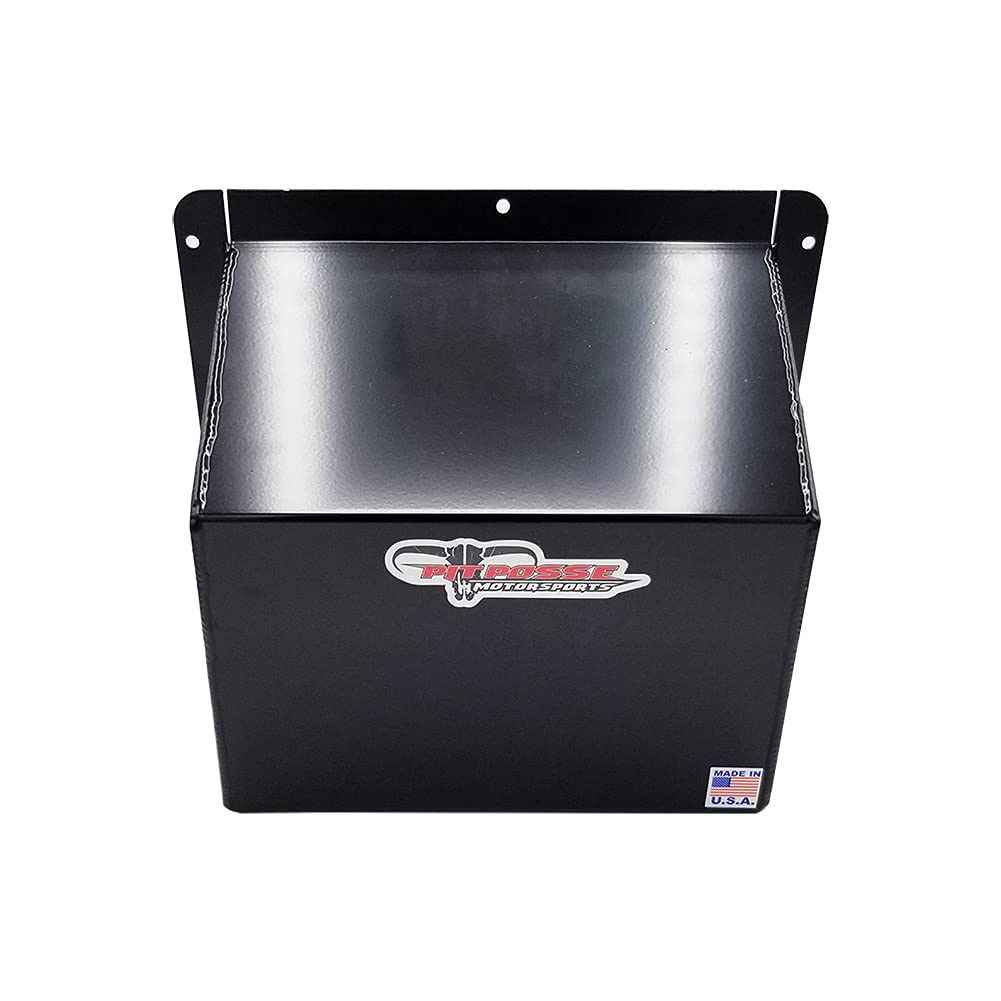 Pit Posse Pp2695Bk Trailer Light Exterior Recessed Bucket Race Car Enclosed Cargo Trailer Automotive Shop - Made In Usa - Aluminum - Predrilled Mounting Hardware Included (Black)