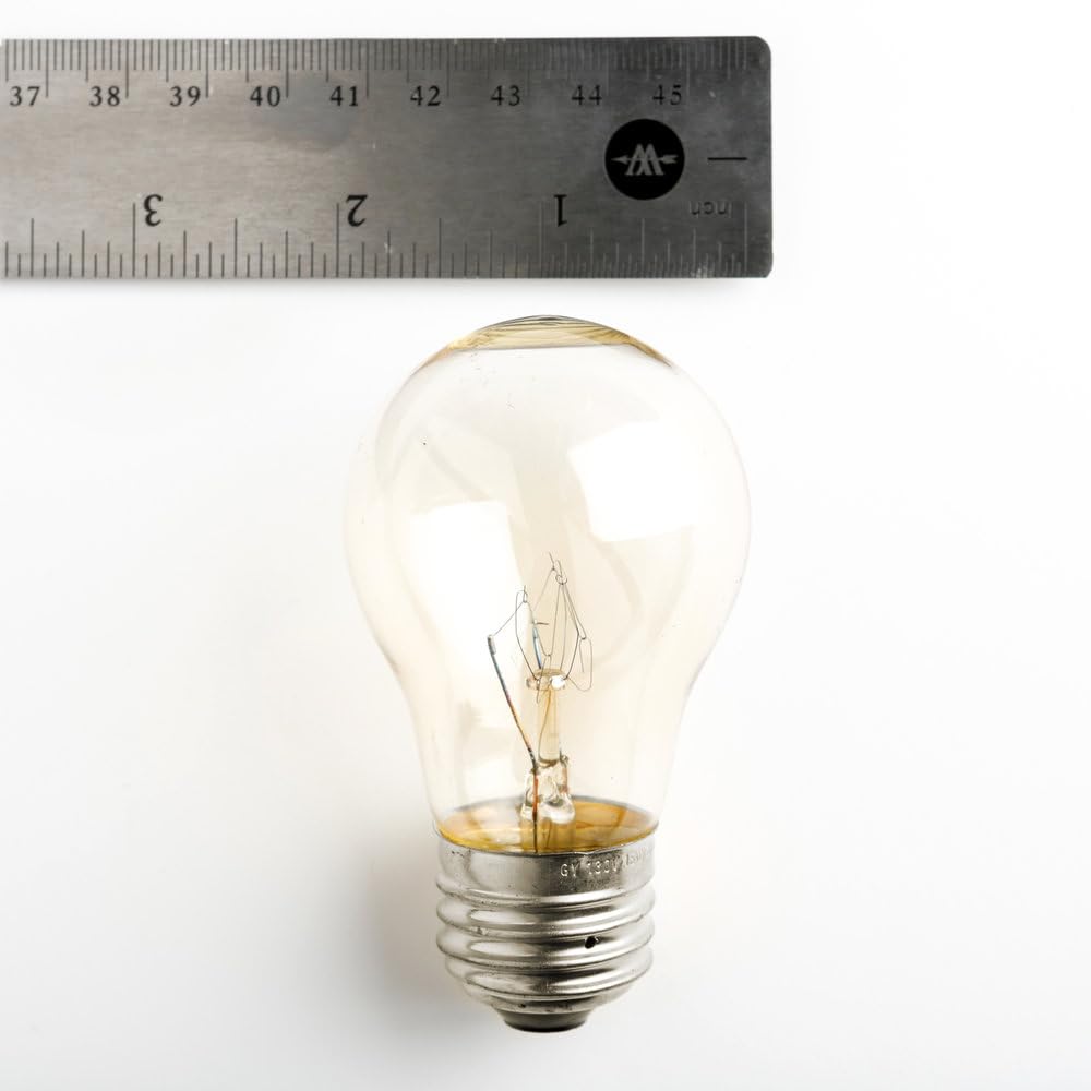 Hometown Evolution  Inc. 100 Foot E26 Outdoor Commercial String Lights With Suspended Socket For Weatherproof Heavy Duty Vintage Outside Lighting - Set Of 50 A15 Clear Bulbs