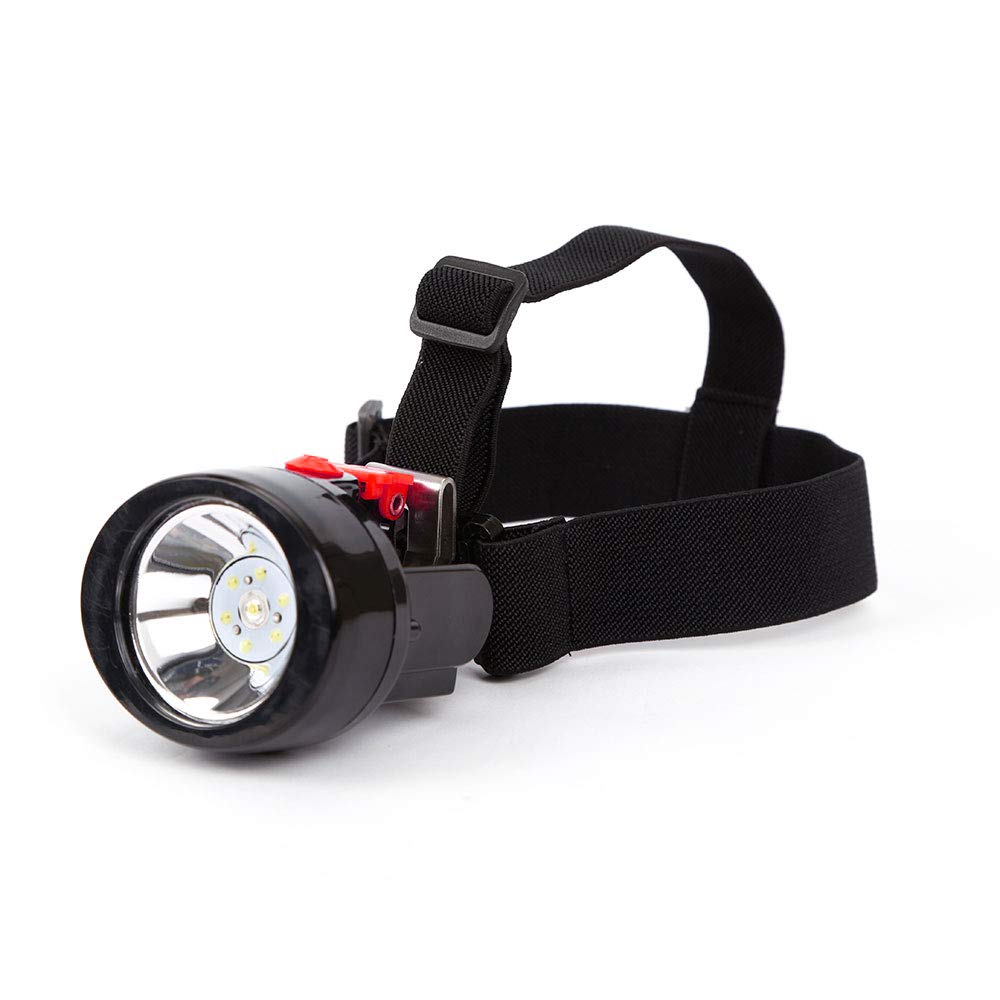 Yongkist Rechargeable Explosion Proof Mining Headlamp 1+6 LED Waterproof Underground Miner Light for Hard Hat, Coal Mining Cap L
