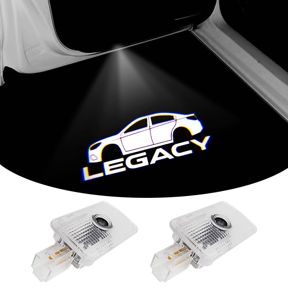 Led Car Door Logo Lights Courtesy Projector Laser Welcome Light Puddle Lamp 2 Pcs Compatible With Legacy Car Accessories (Legacy
