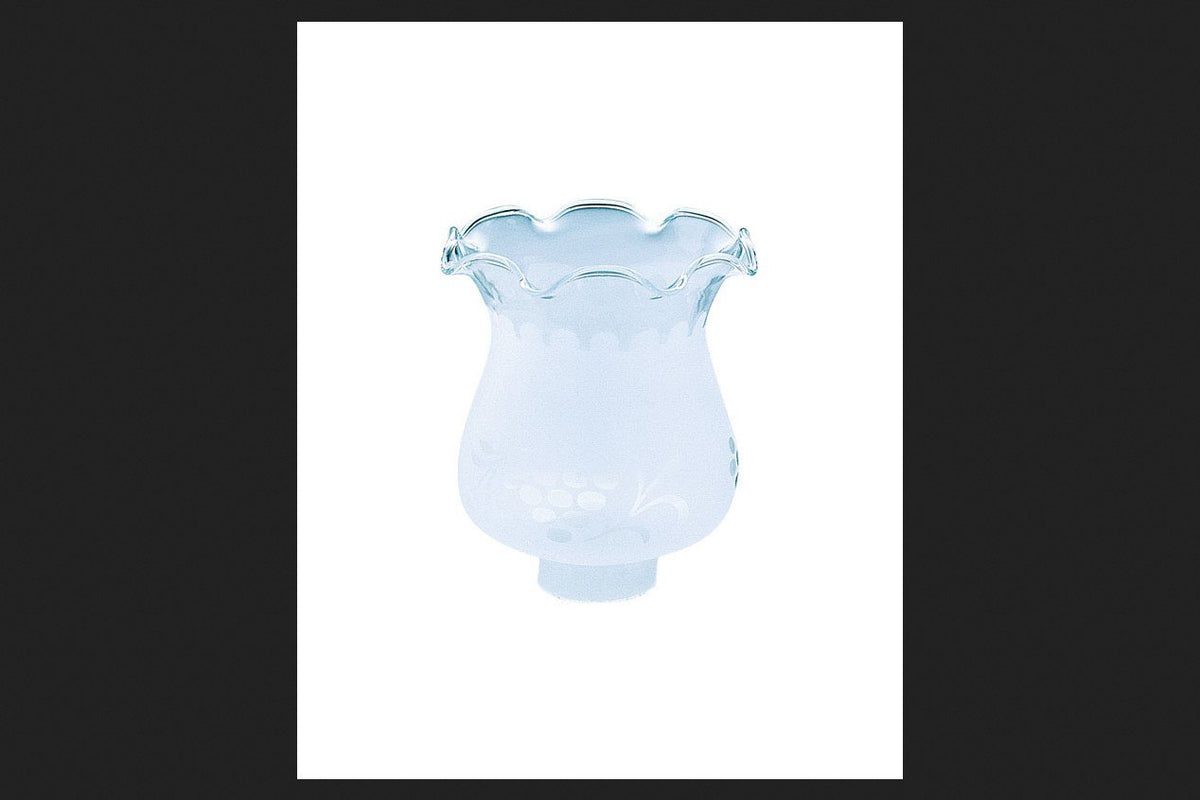 Westinghouse Vase White Glass Lamp Shade 1 pk