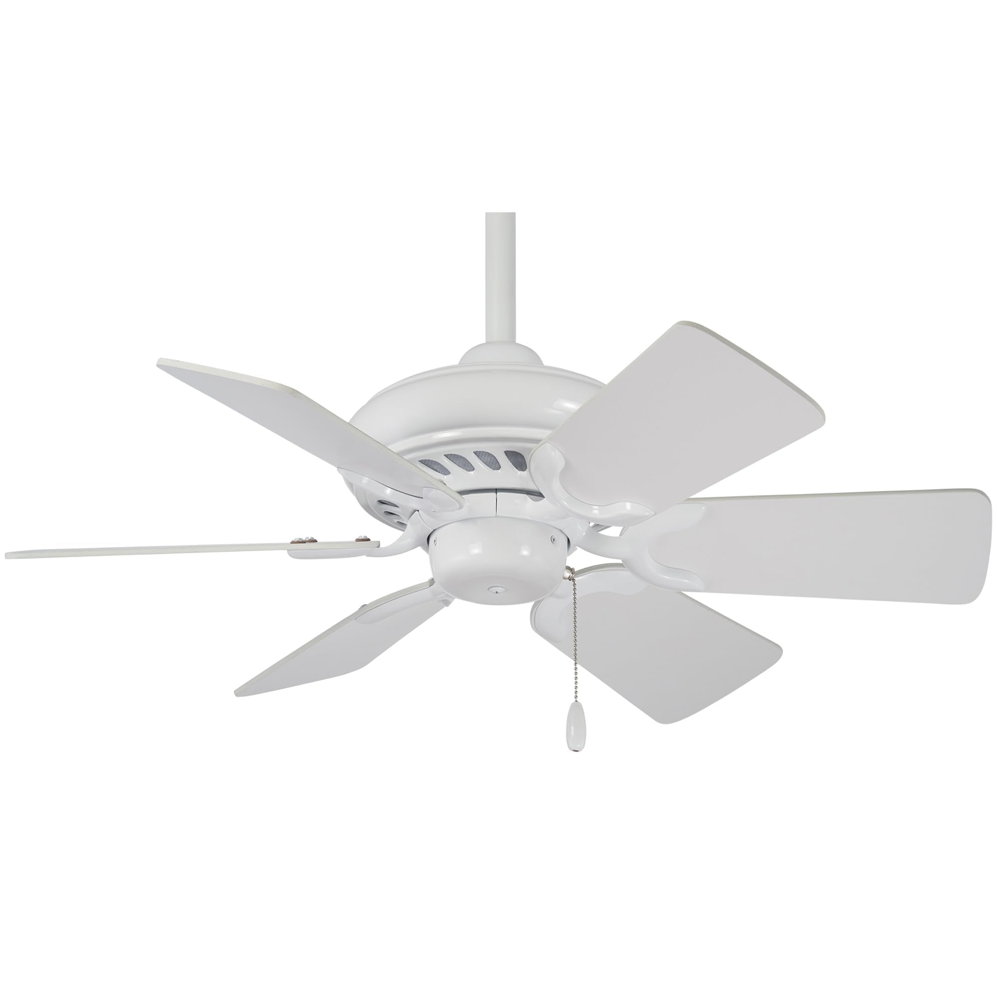 Minka-Aire F562-WH Supra 32 Inch Pull Chain Ceiling Fan in White Finish