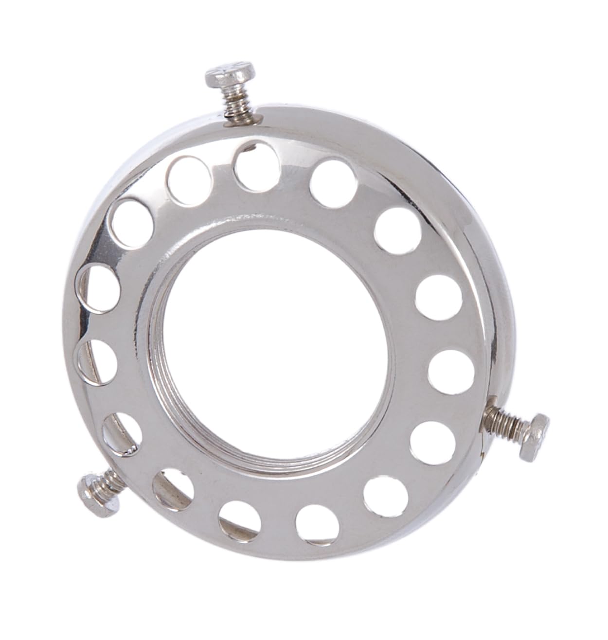 B&P Lamp 2 1/4 Inch Nickel Plated Shade Holder