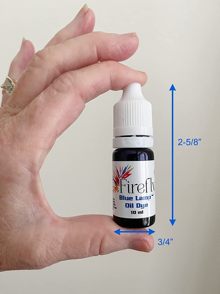 Firefly Red Colored Lamp Oil And Candle Dye 3-Pack - Use In Firefly Liquid - Smokeless, Odorless Paraffin