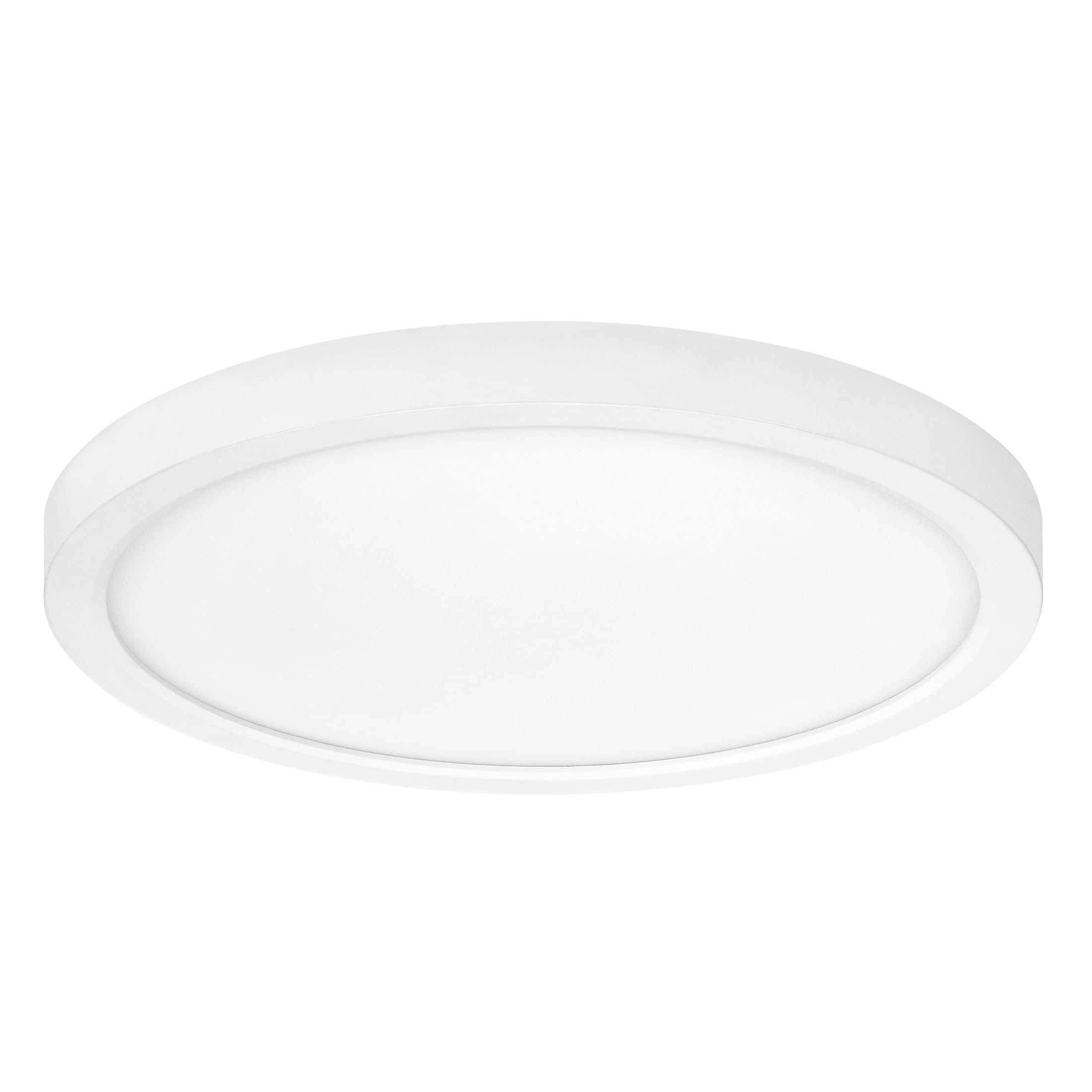 Maxxima LED Flush Mount Ceiling Light - 12 Inch, 2300 Lumens, Dimmable, 5 CCT Color Options, Round, White, Model MCL-6122105