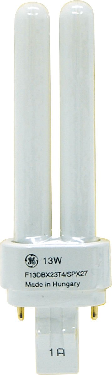 GE Lighting CFL Light Bulb 13W 810-Lumen Gx23-2 Base Cool White 4100K 10-Pack Model 97589