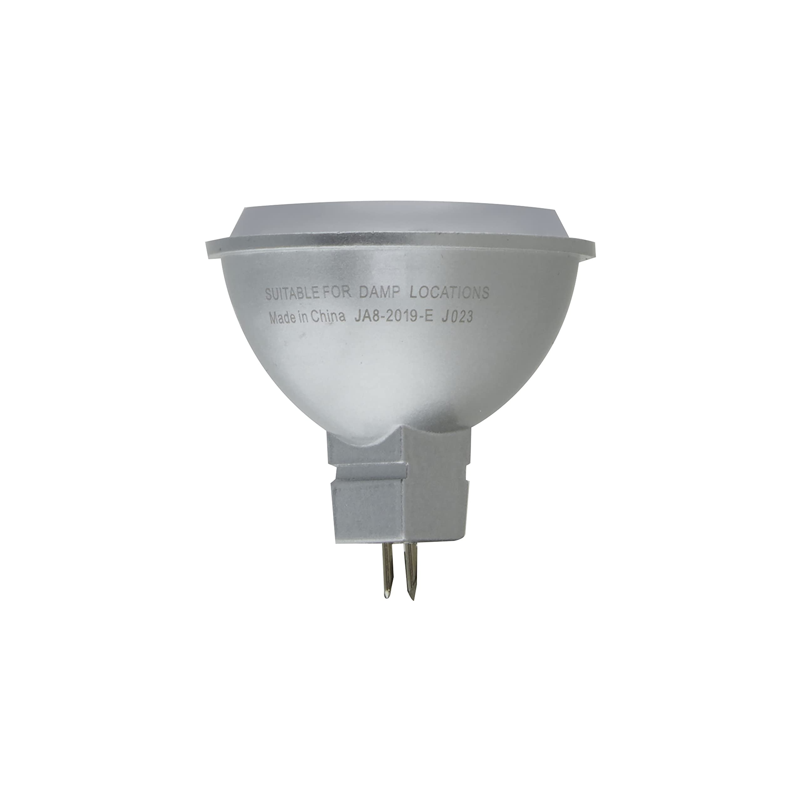 Satco S8635 8W Mr16 Led Silver-Back Reflector Light Bulb, Gu 5.3 Base, Dimmable, 15-Degree Beam, 2700K