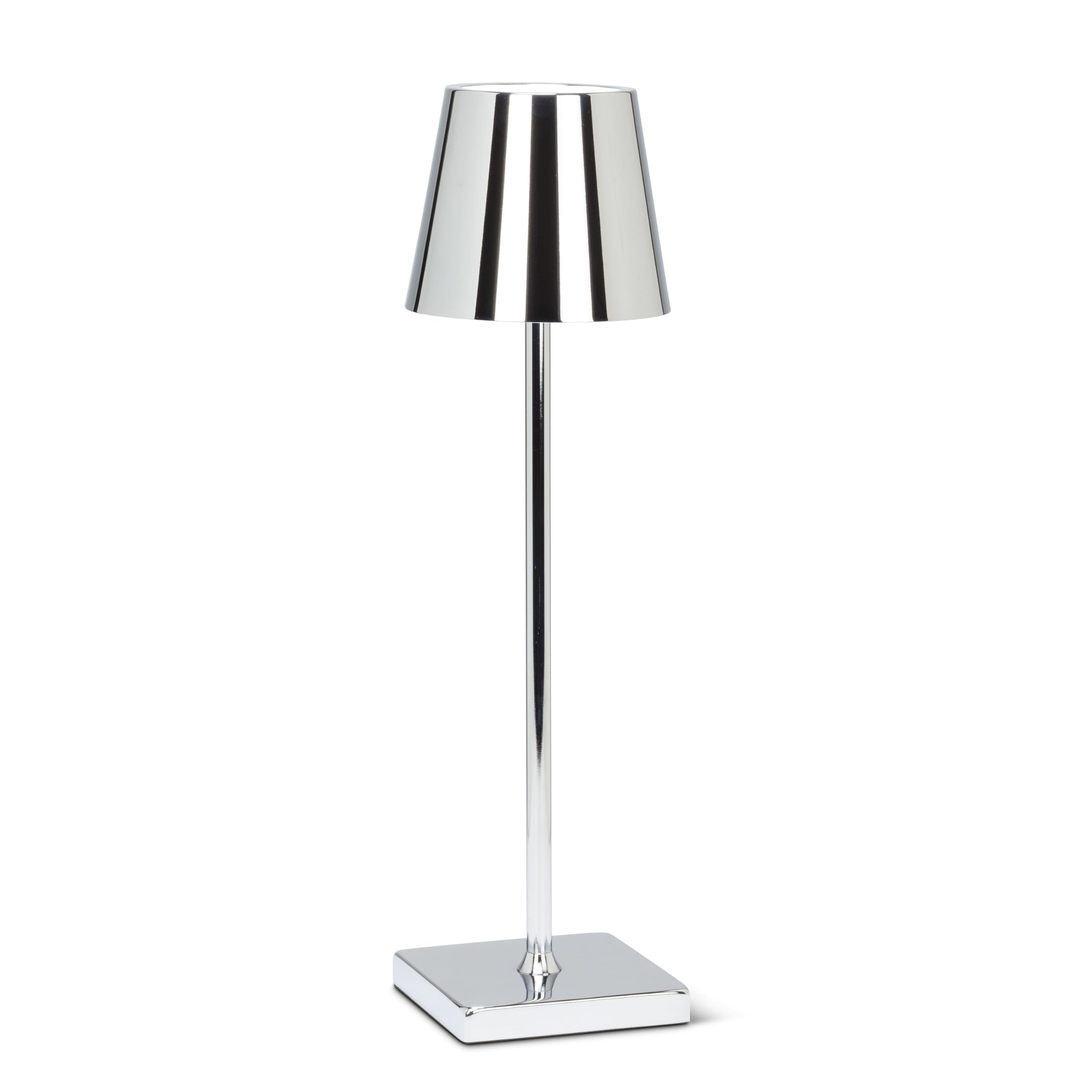 Abbott Collection Classic Shade LED Table Light - Chrome