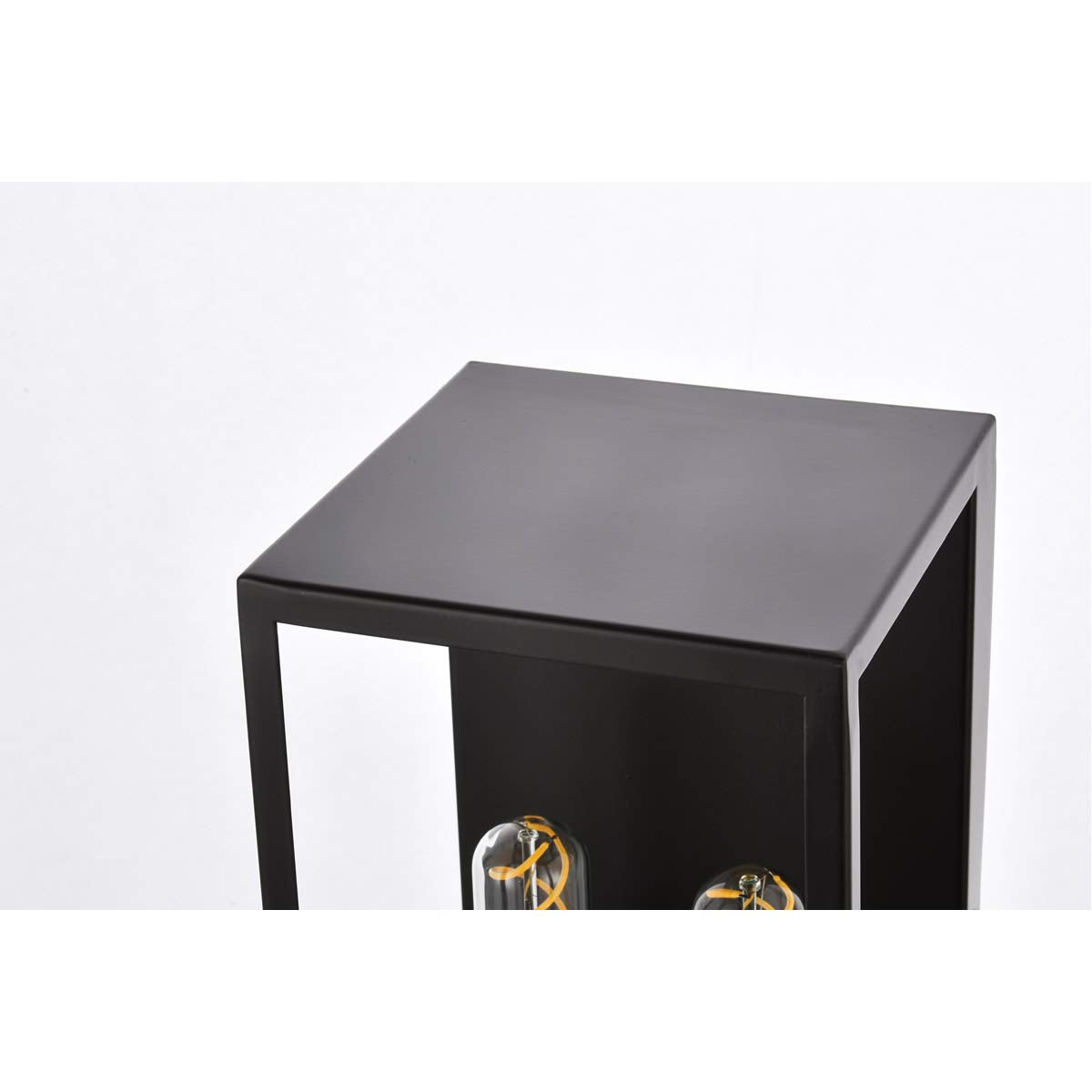Living District Modern Home Decorative Voir 2 Lights Wall Sconce in Black