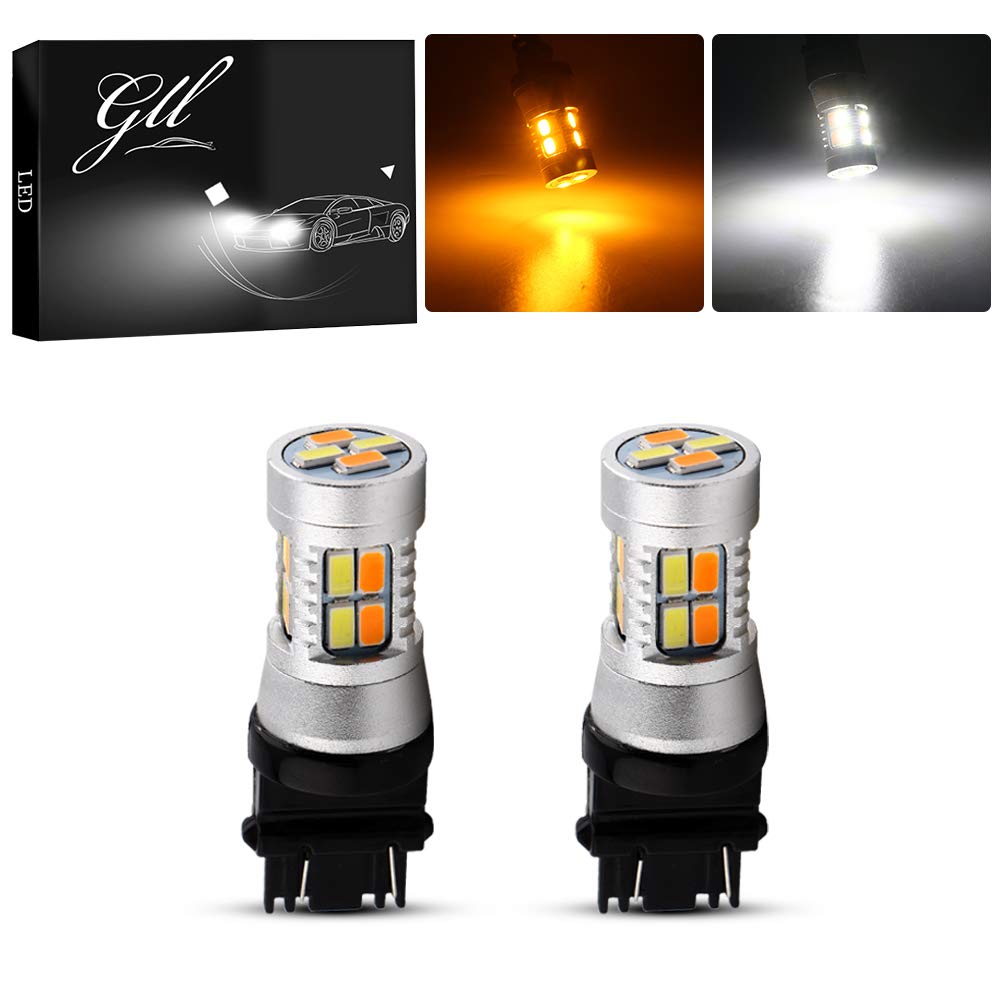 Grandview 3157 Amber/White Switchback LED Light Bulbs 12V 2-Pack