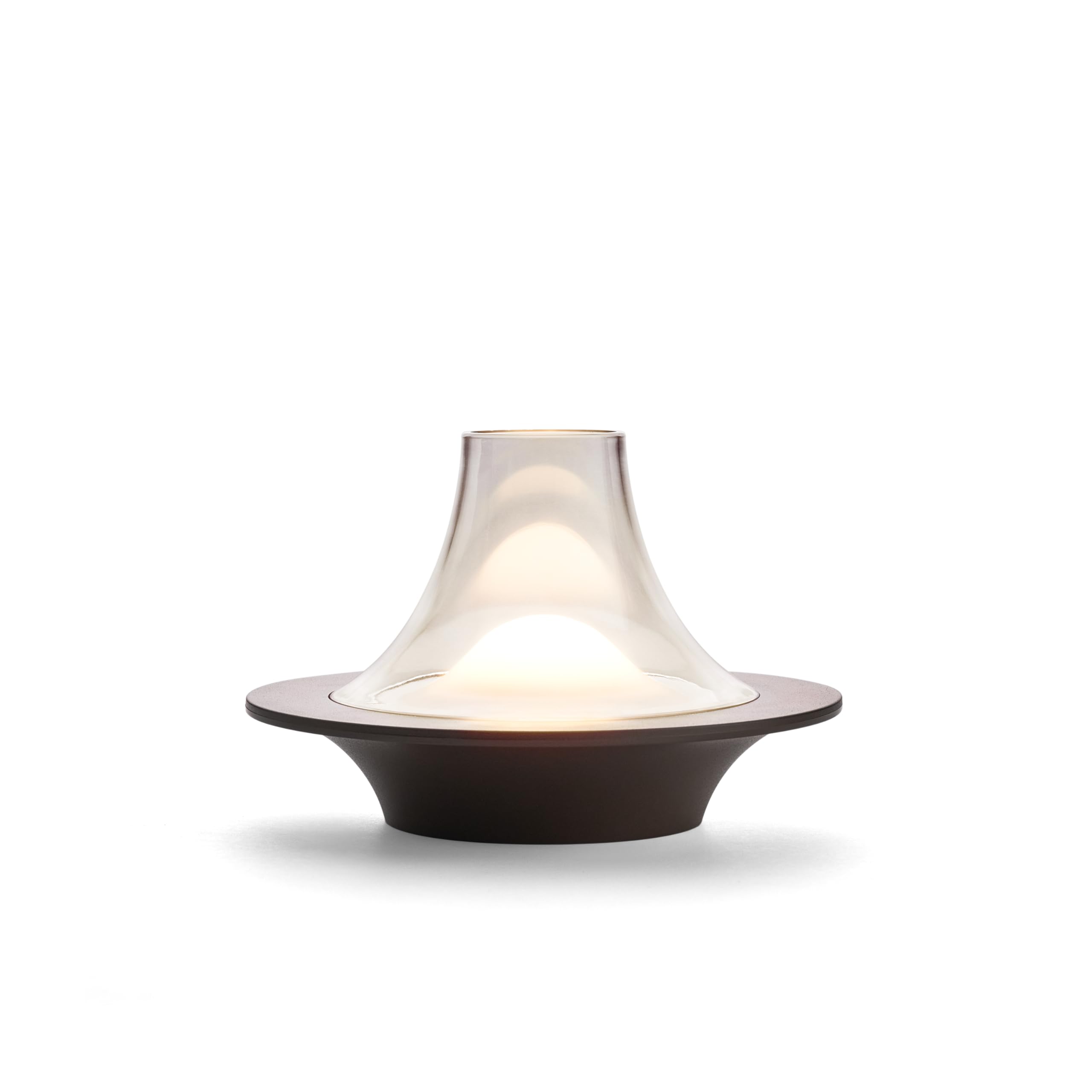 Owlpack Puff Cordless Rechargeable LED Table Lamp with Adjustable Dimmer - Olive Brown