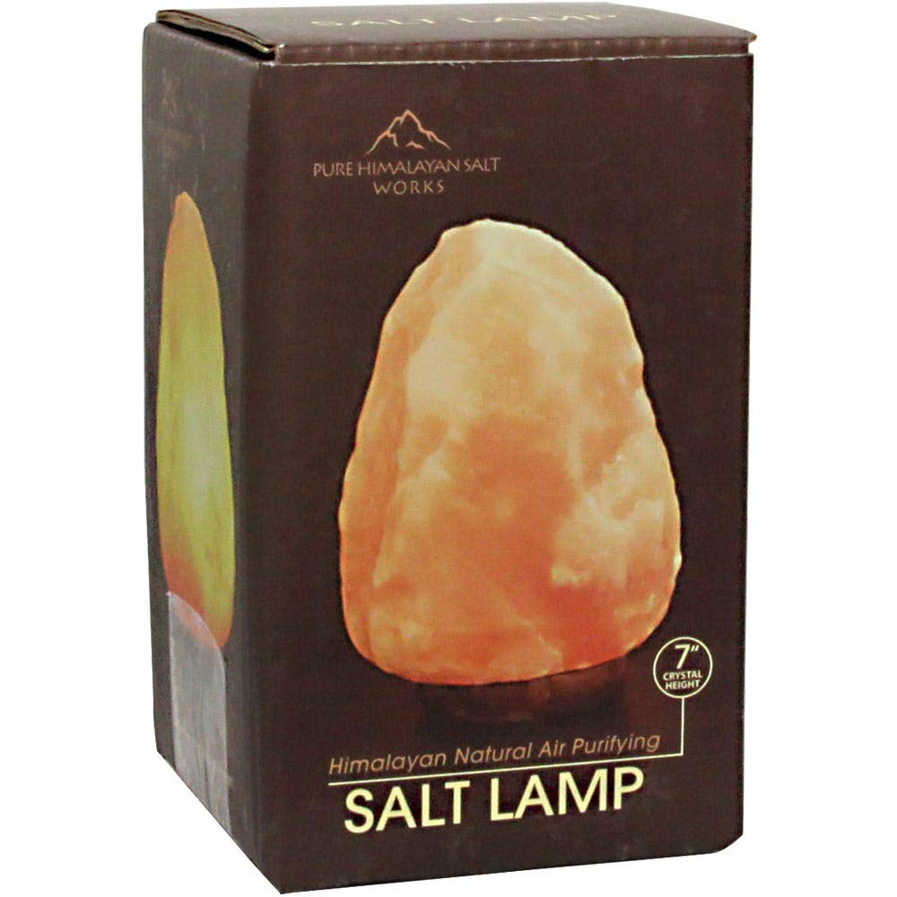 11'' Natural Air Purifying Himalayan Salt Lamp(D0102HHBJ0Y.)