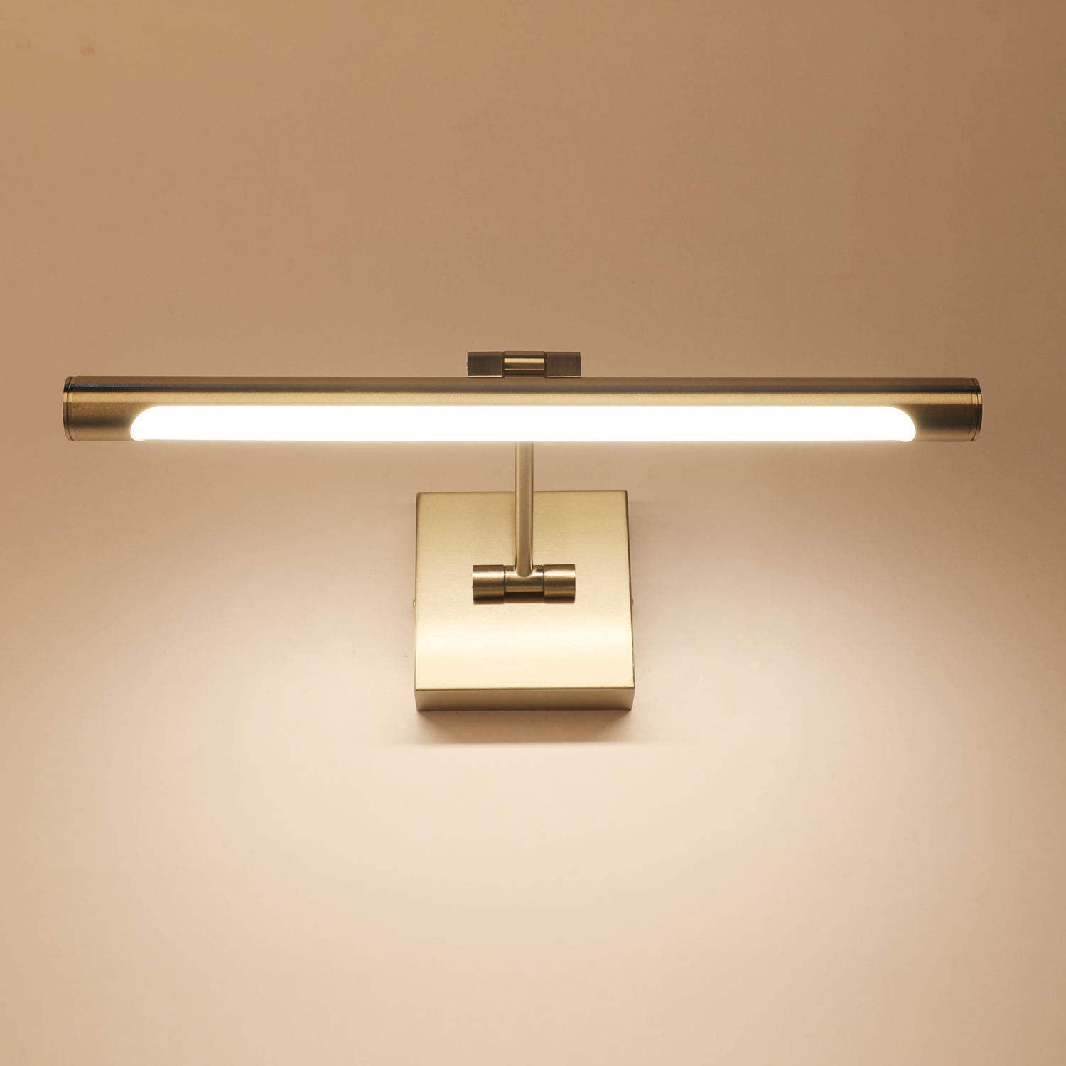 Joosenhouse 16.54&quot; Dimmable Led Picture Light, Metal Wall Lamp, 3000K Warm White, Nickel