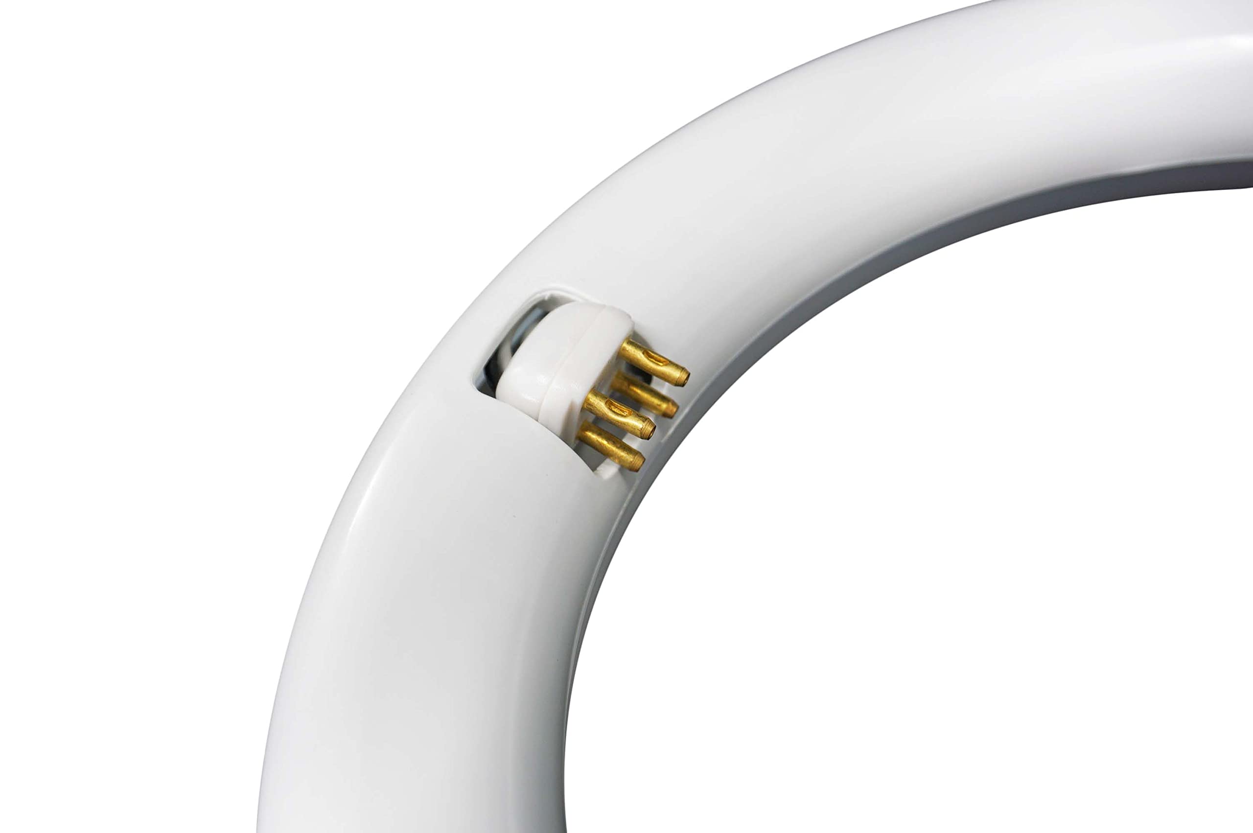 NYLL 16in T9 Circline LED Lamp, Daylight (6000K), 40W Equivalent, Model RL-FC16T9, Plastic, 1 Pack