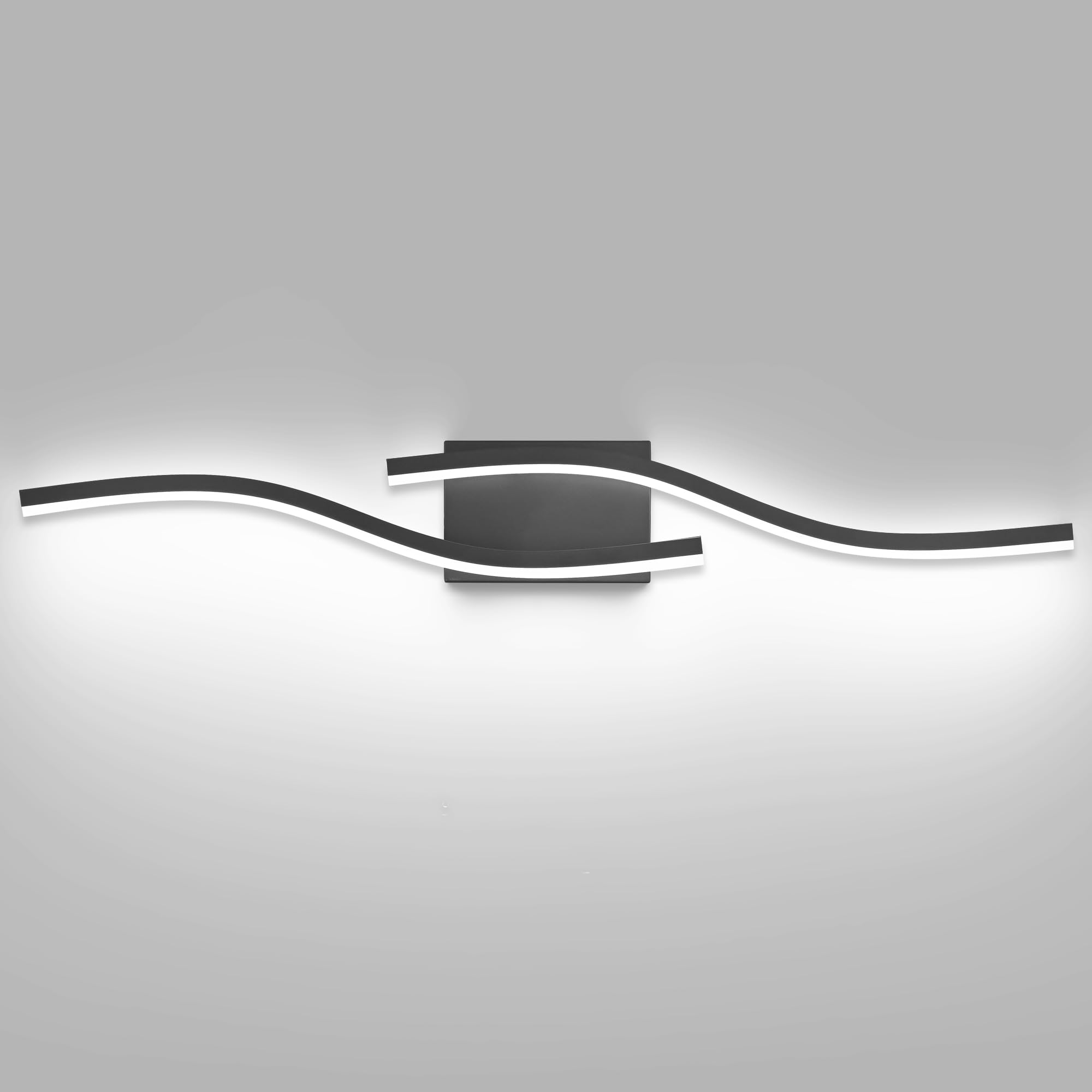 Presde 32In Dimmable Black Led Bathroom Light Fixtures Over Mirror Modern Vanity Lighting,Bath Wall Mount Lights
